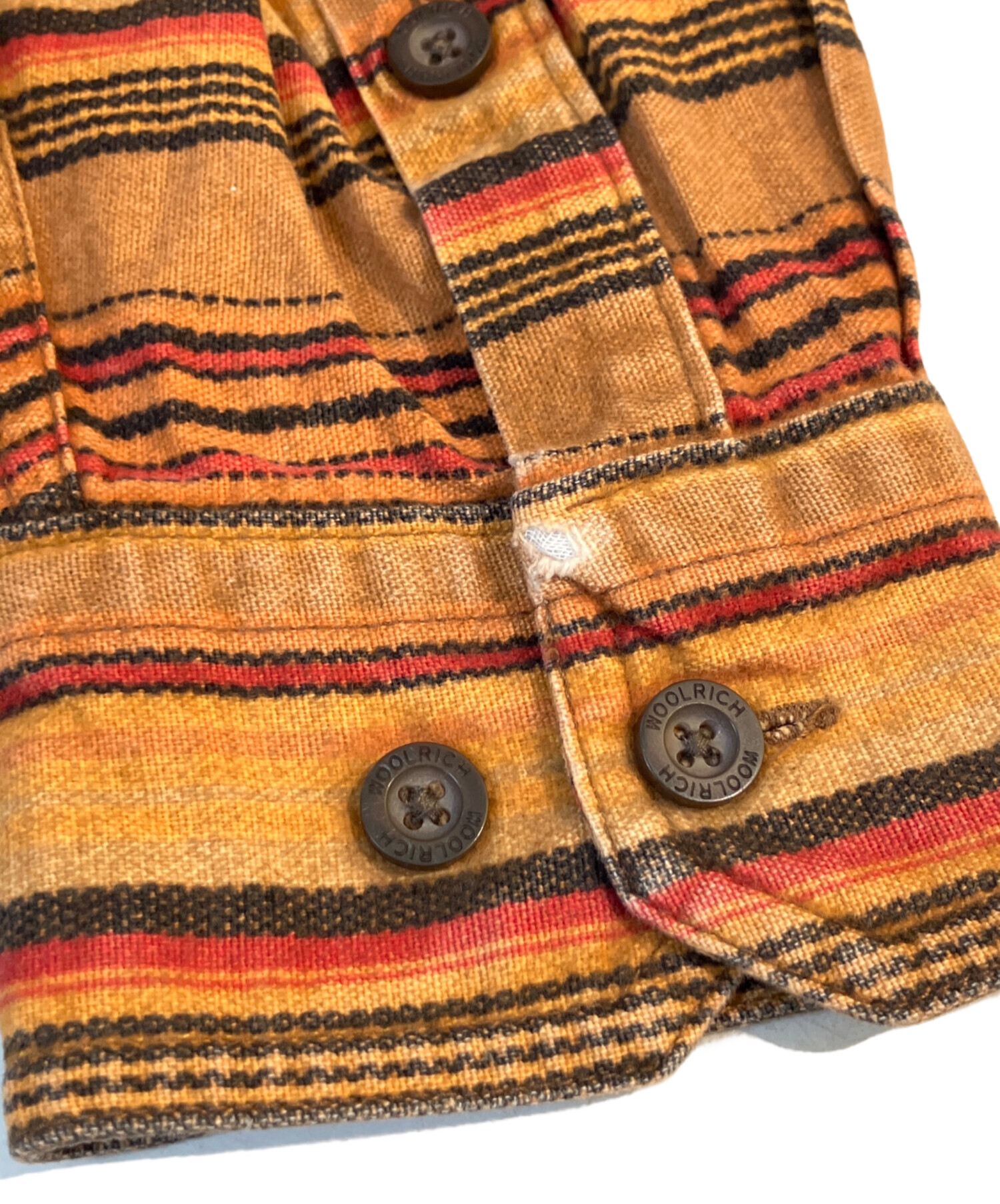 中古・古着通販】WOOLRICH (ウールリッチ) ボーダーネルシャツ