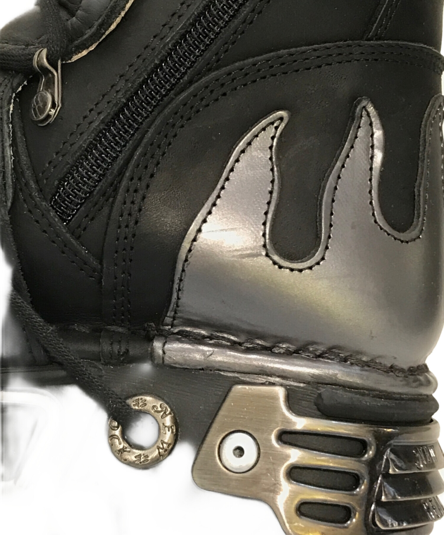 中古・古着通販】NEW ROCK (ニューロック) 厚底ロングブーツ ブラック