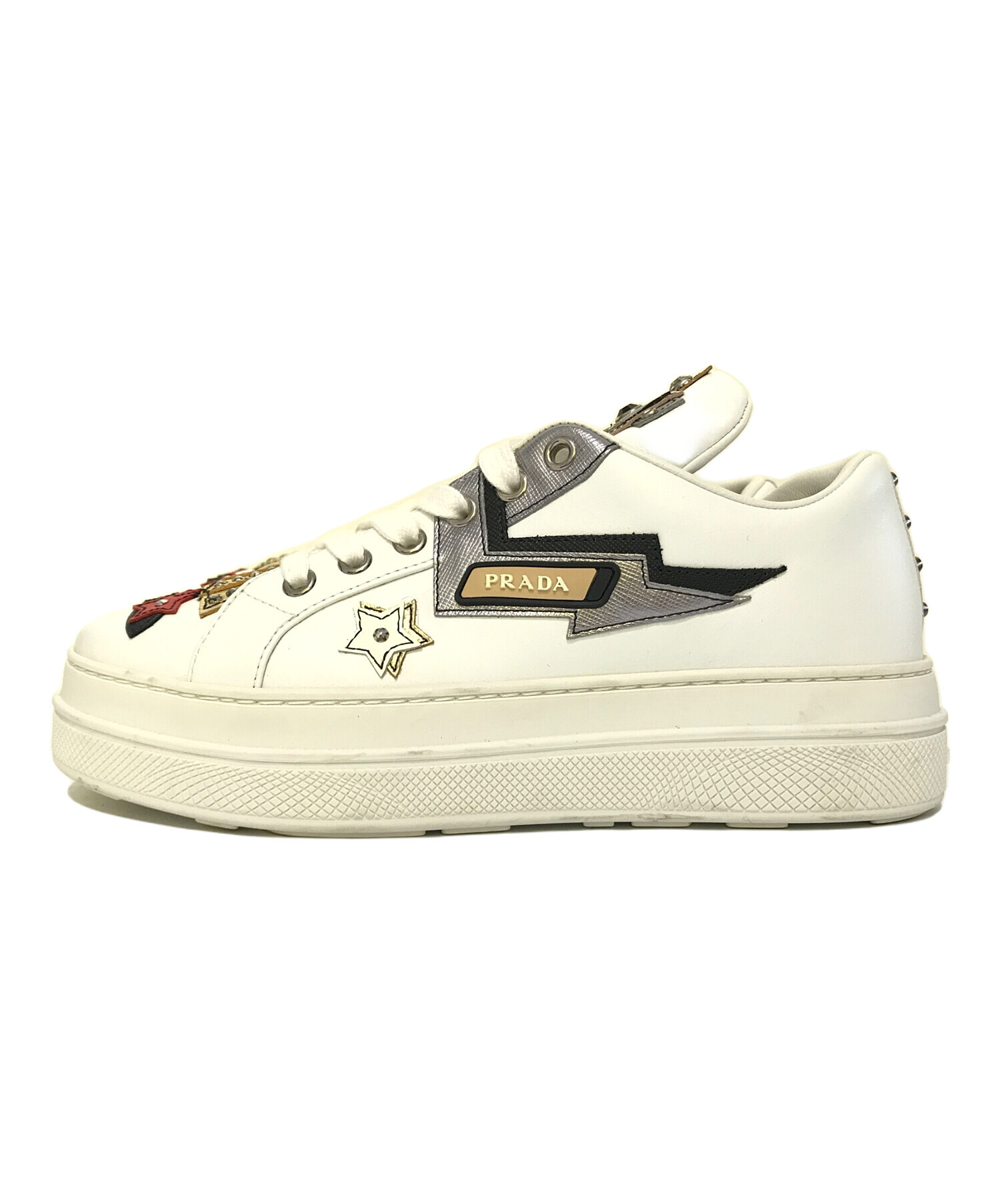 中古・古着通販】PRADA (プラダ) ローカットスニーカー 1E268L 
