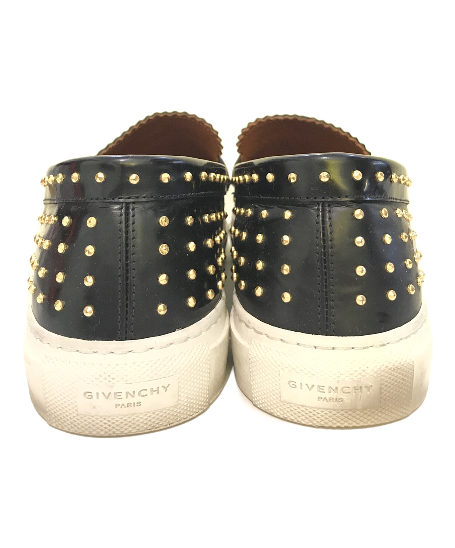 中古・古着通販】GIVENCHY (ジバンシィ) スタッズスリッポン ブラック