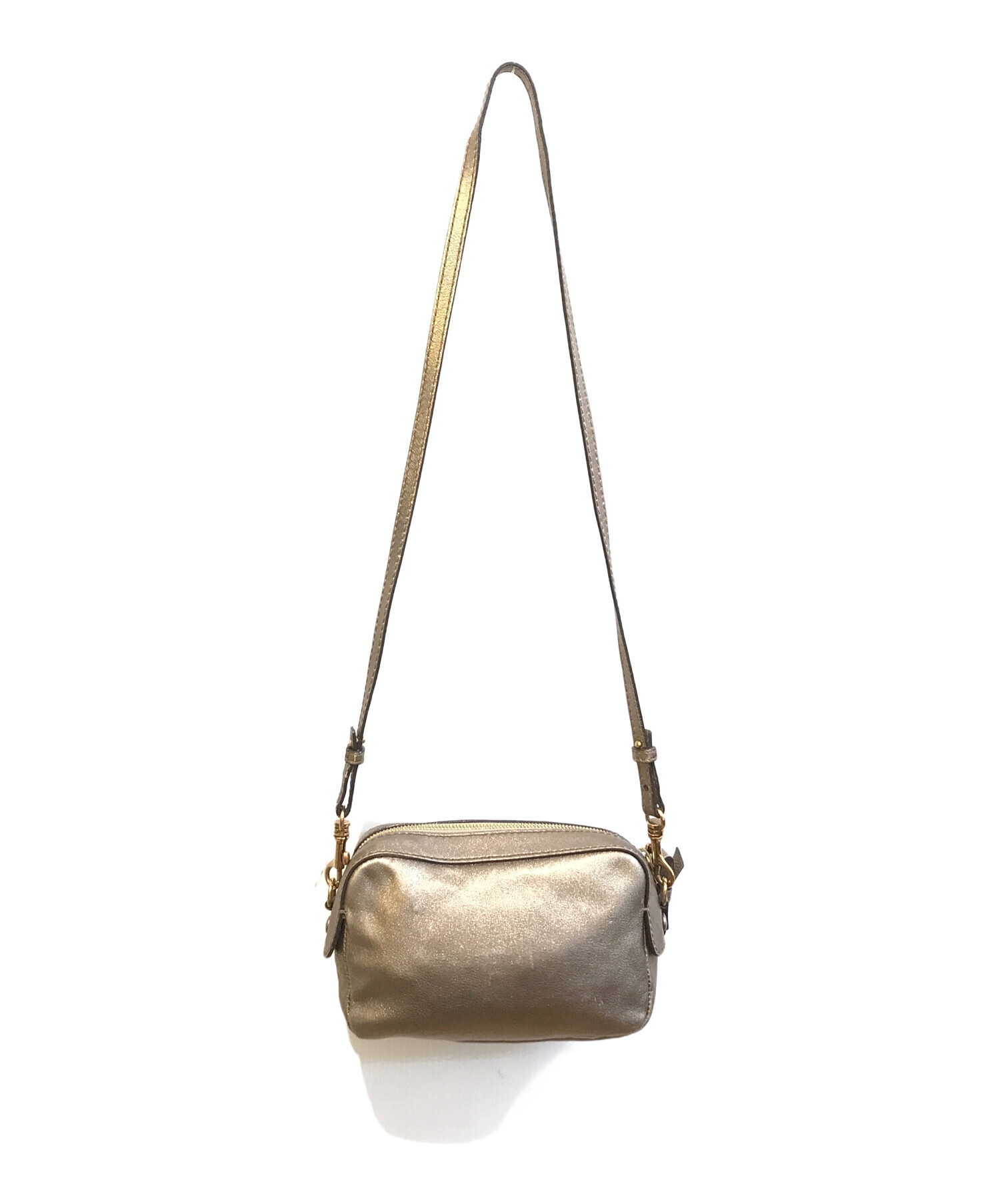 Chloe クロエ ショルダーバッグ  ベージュ 【古着】【中古】【送料無料】 Chloe - Chloe クロエ ショルダーバッグ ベージュ 【古着】【中古