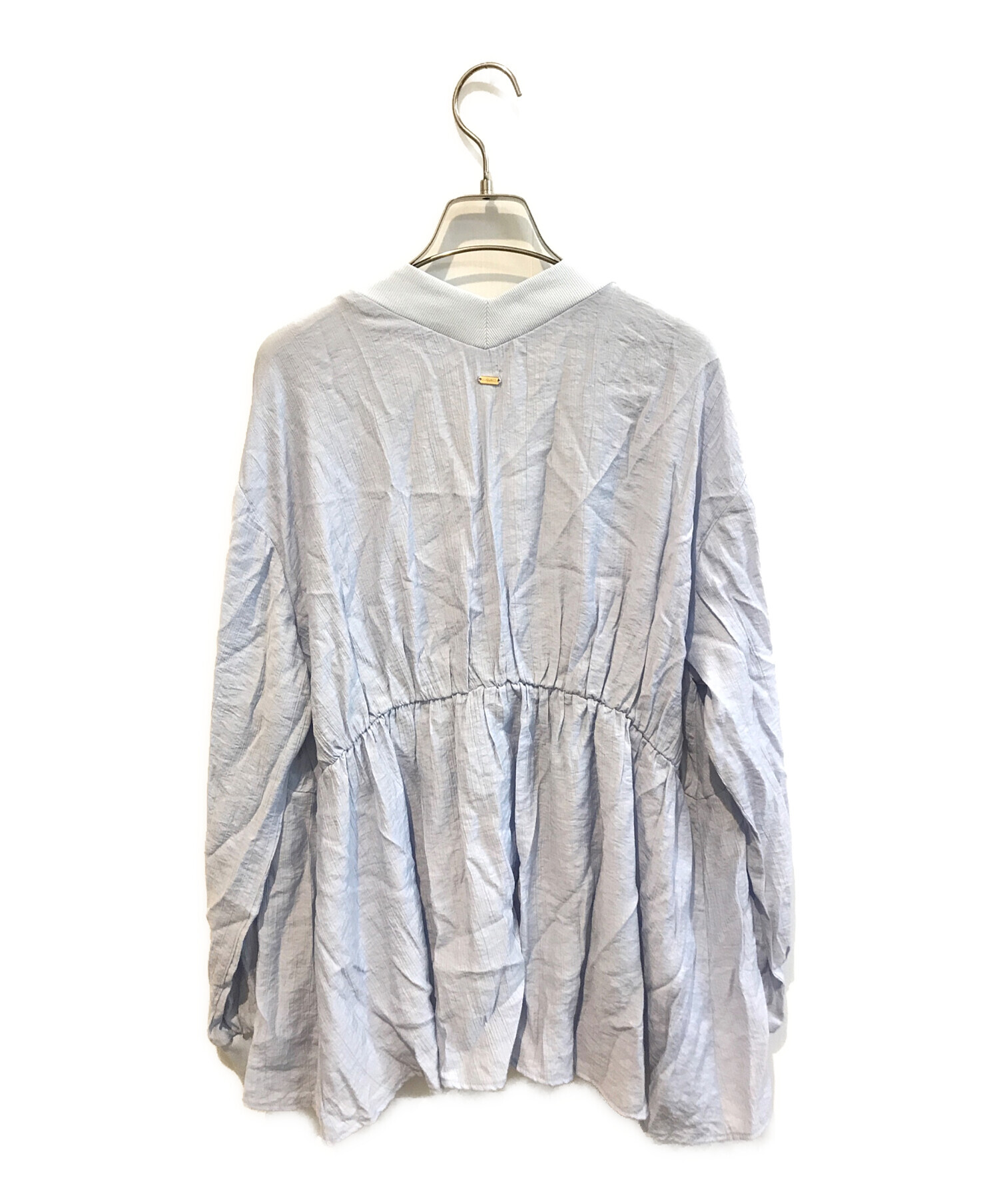 中古・古着通販】COLLAGE (コラージュ) ギャザー切替シアーシャツ