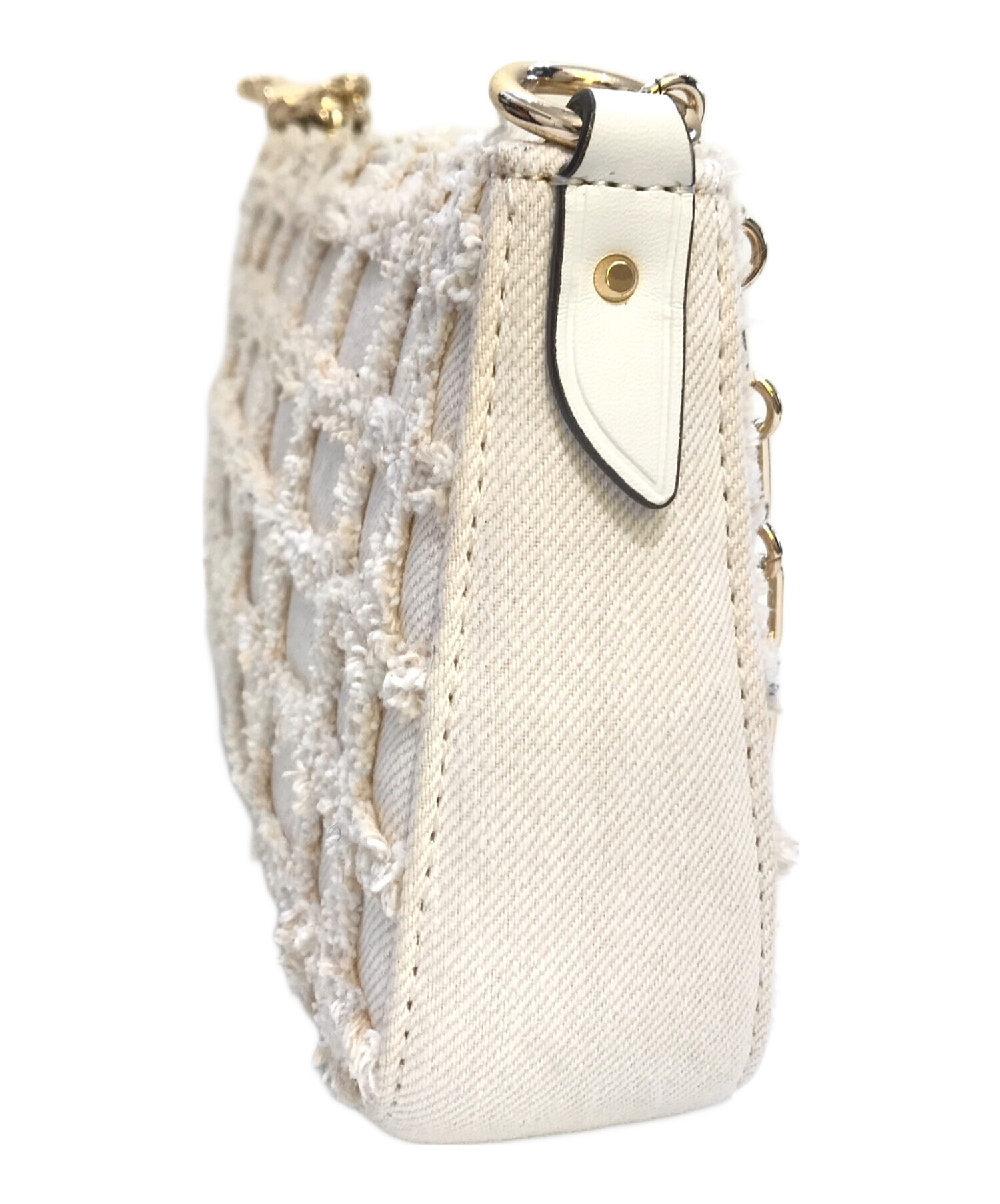 マイケルコース デニム ポシェット 中古・古着通販】MICHAEL KORS (マイケル・コース) フレイドデニム