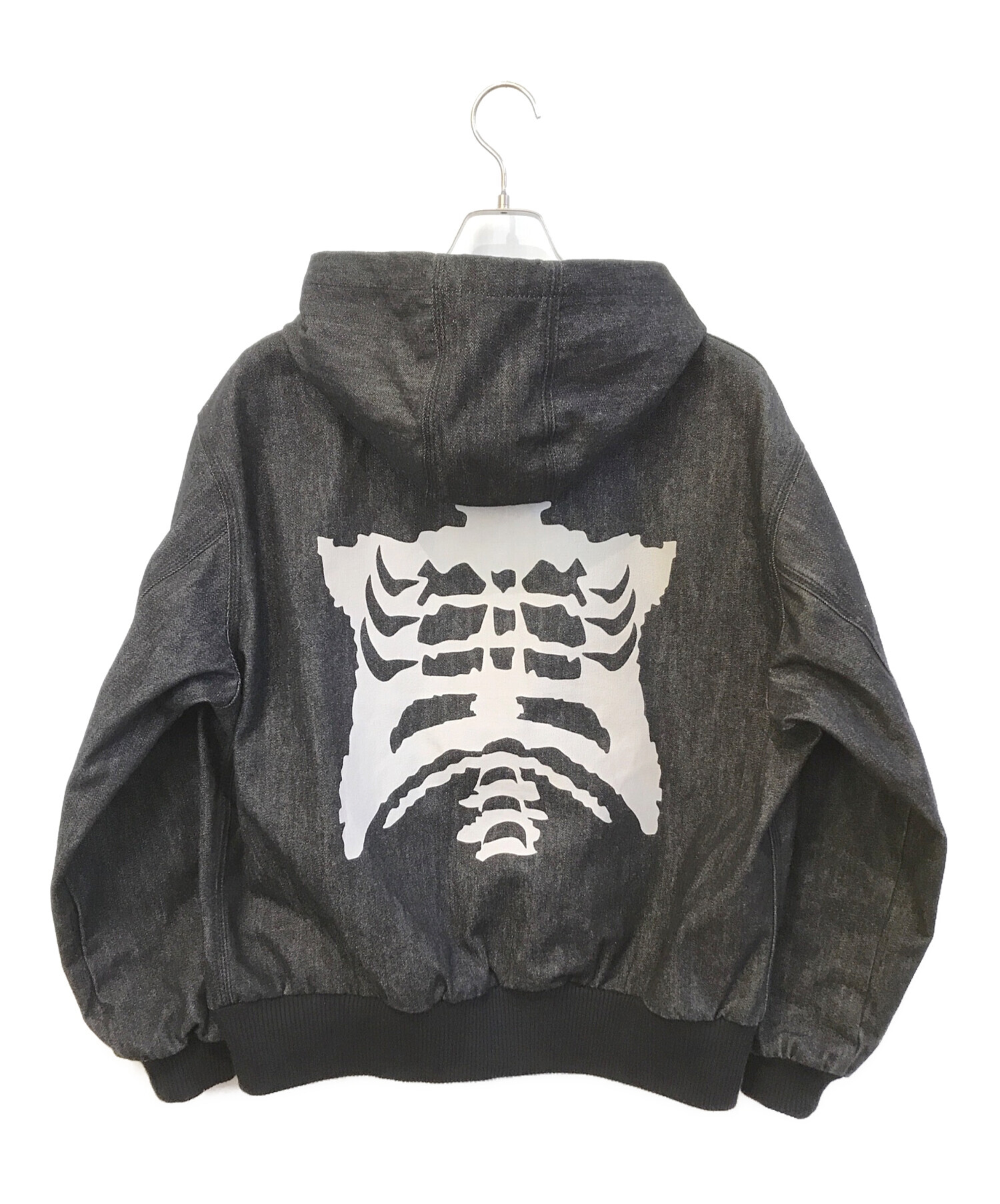 中古・古着通販】9090 (9090) Bone Rigid Denim Zip Hoodie NN2082
