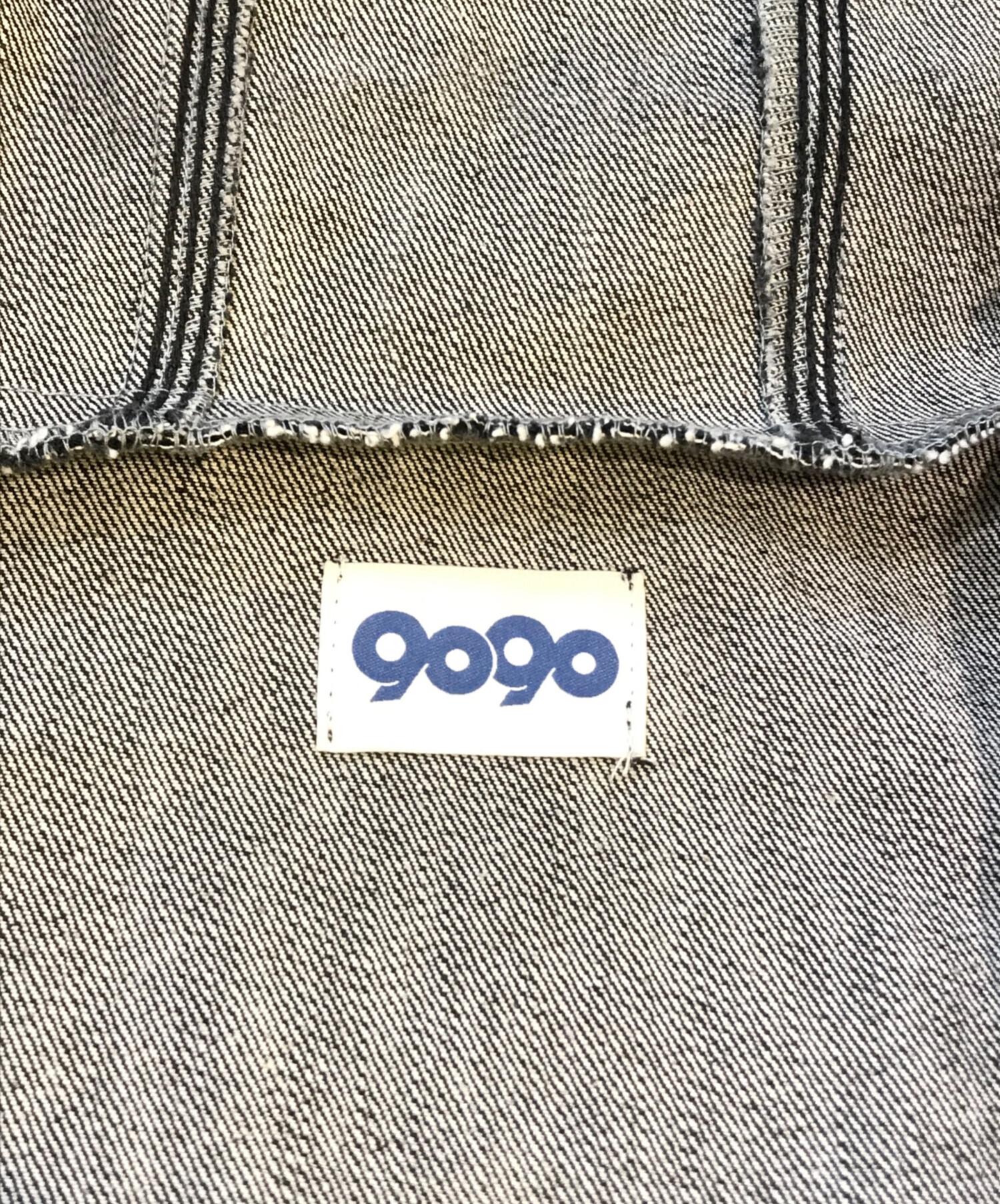 中古・古着通販】9090 (9090) Bone Rigid Denim Zip Hoodie NN2082