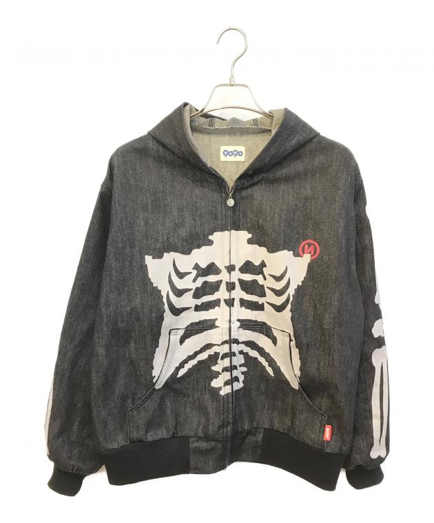 ジャケット・アウター 9090 Bone Rigid Denim Zip Hoodie M Bone Rigid Denim Zip Hoodie – YZ
