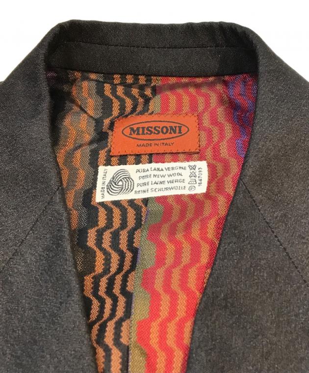 MISSONI SPORTS スキースーツ ミッソーニ ジャンプスーツビンテージ 中古・古着通販】missoni (ミッソーニ) セットアップスーツ ブラック