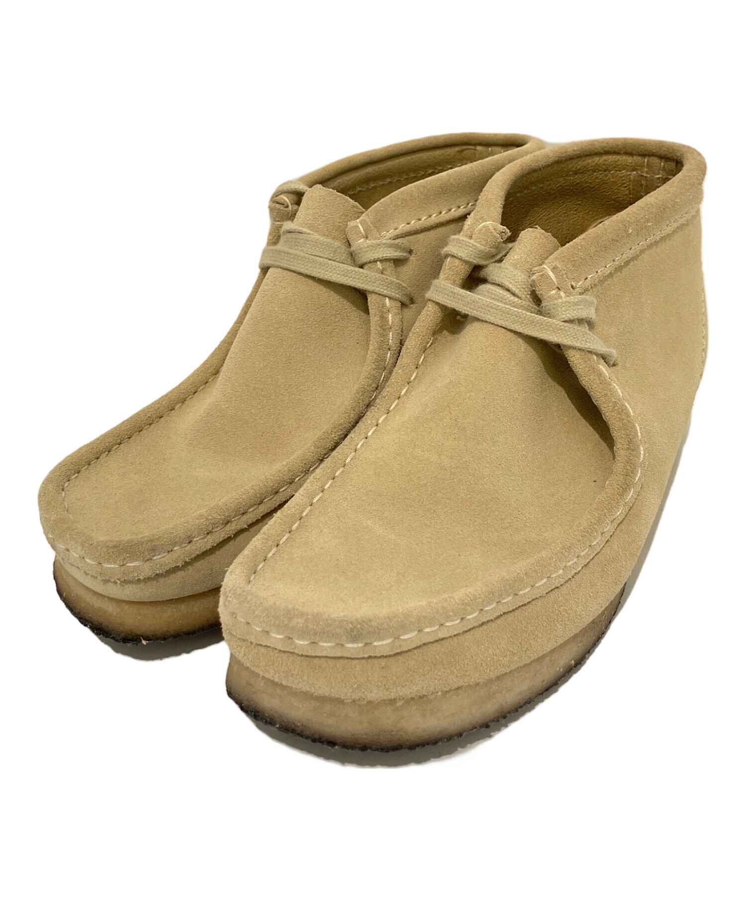 中古・古着通販】CLARKS (クラークス) ワラビーブーツ ベージュ サイズ