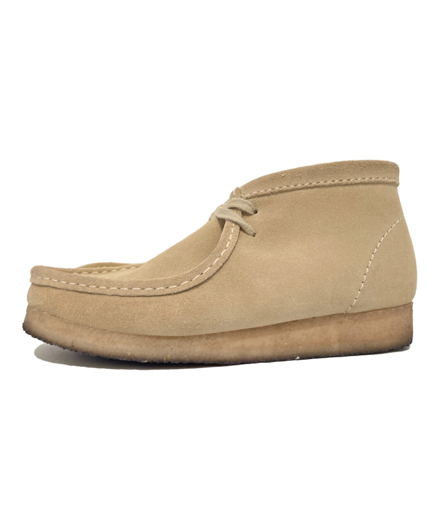 中古・古着通販】CLARKS (クラークス) ワラビーブーツ ベージュ サイズ