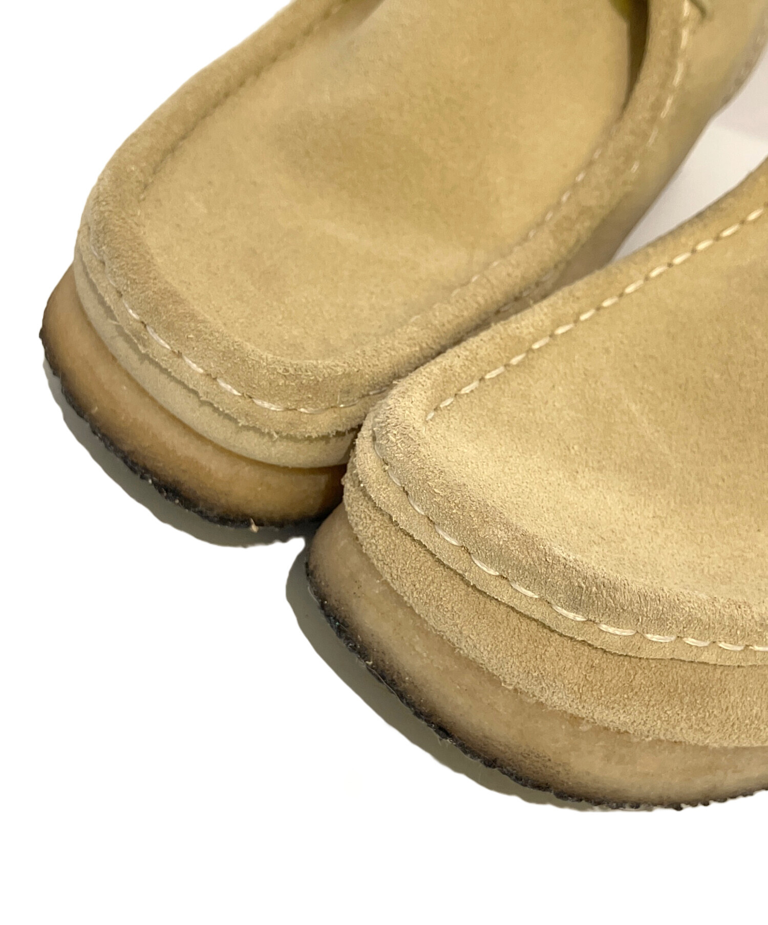 中古・古着通販】CLARKS (クラークス) ワラビーブーツ ベージュ サイズ