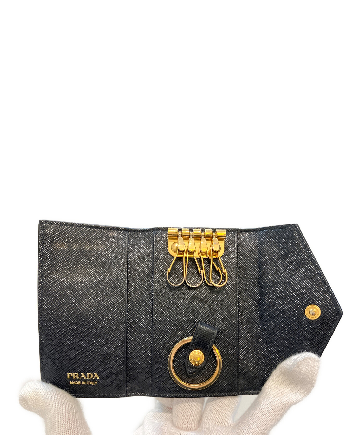 中古・古着通販】PRADA (プラダ) キーケース 230B ブラック｜ブランド