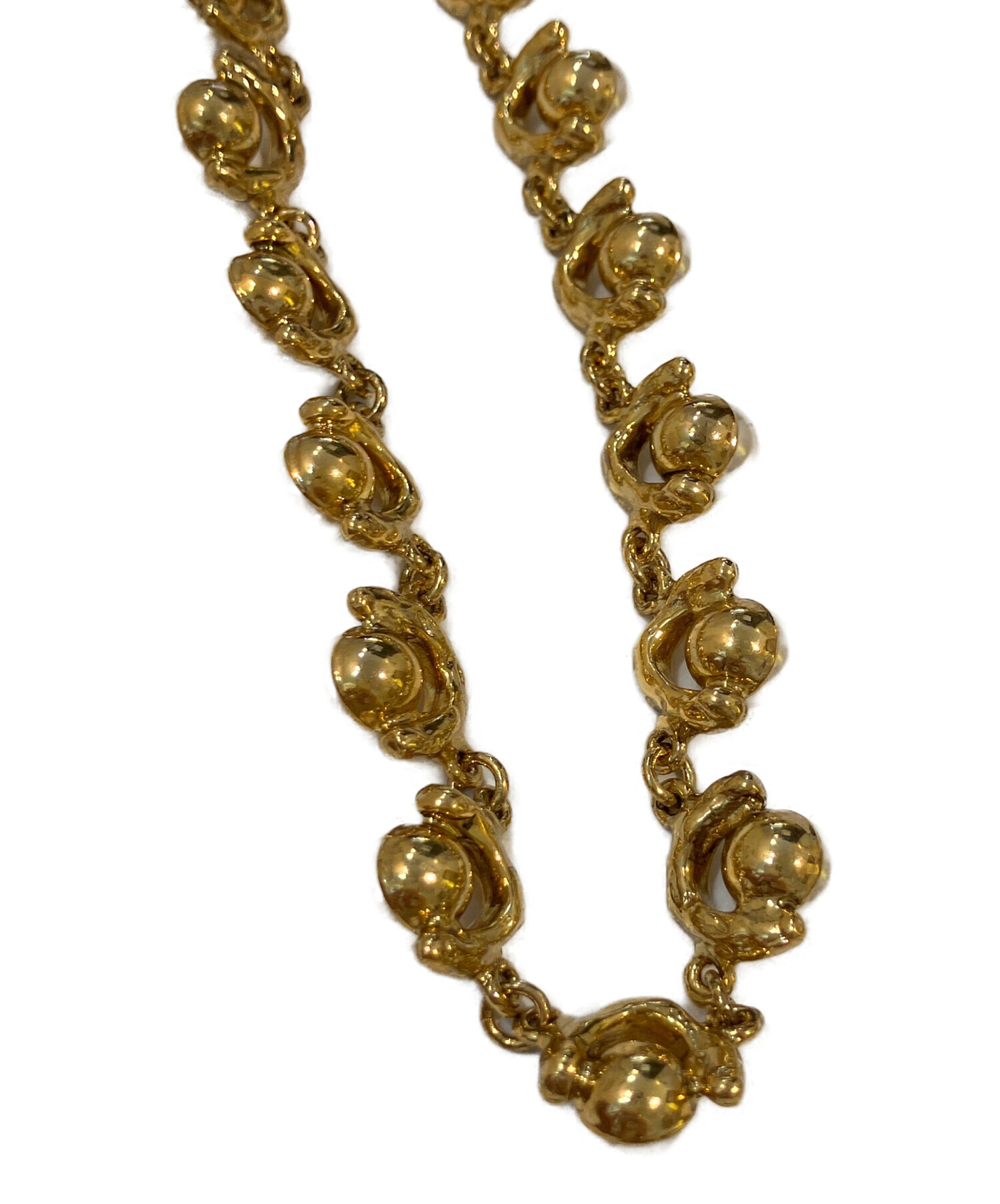 アデルビジュー　パール×ゴールドチェーンネックレス 中古・古着通販】ADER .bijoux (アデルビジュー) パールネックレス