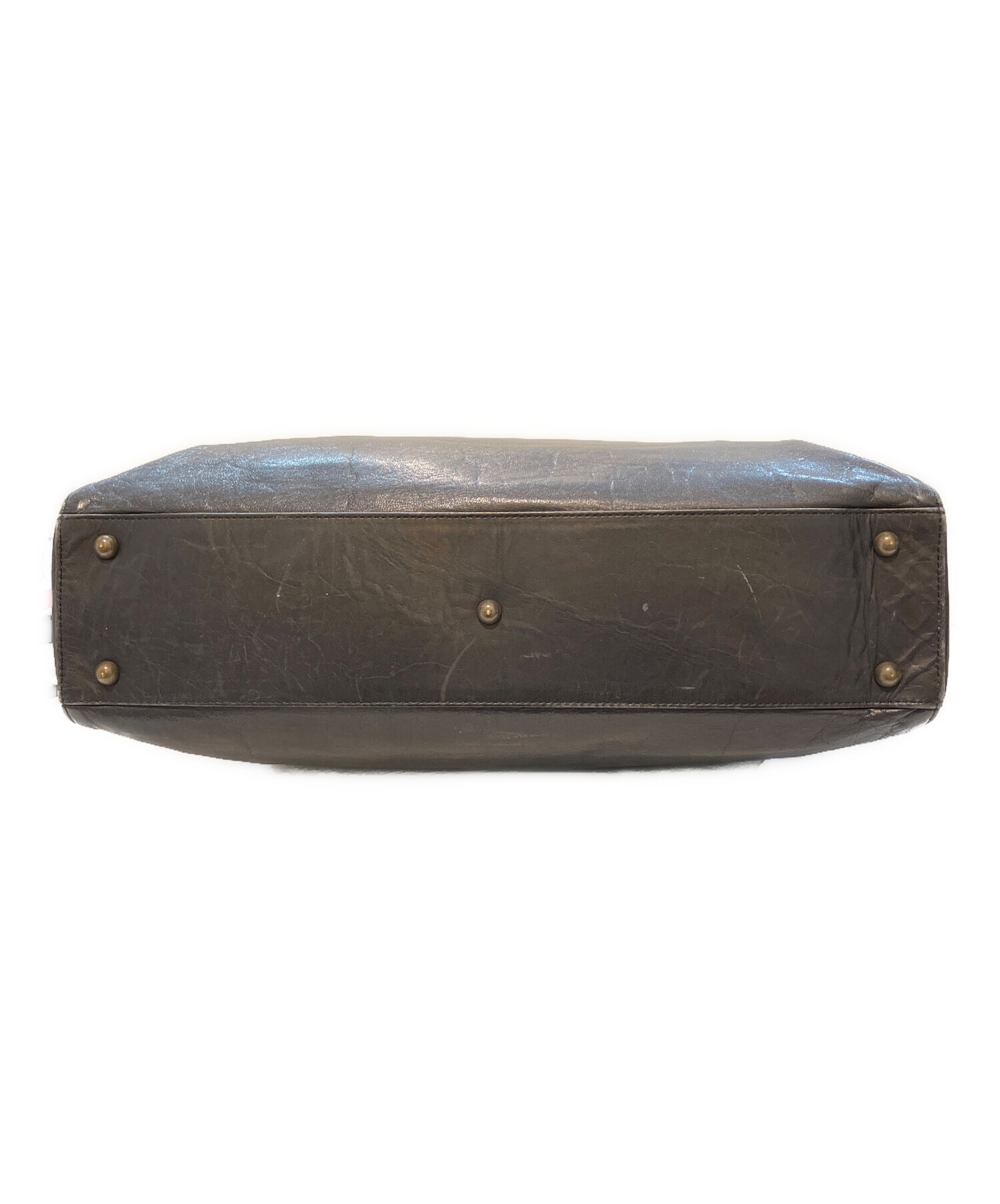 中古・古着通販】B.stuff (ビースタッフ) オールレザーハンドバッグ 