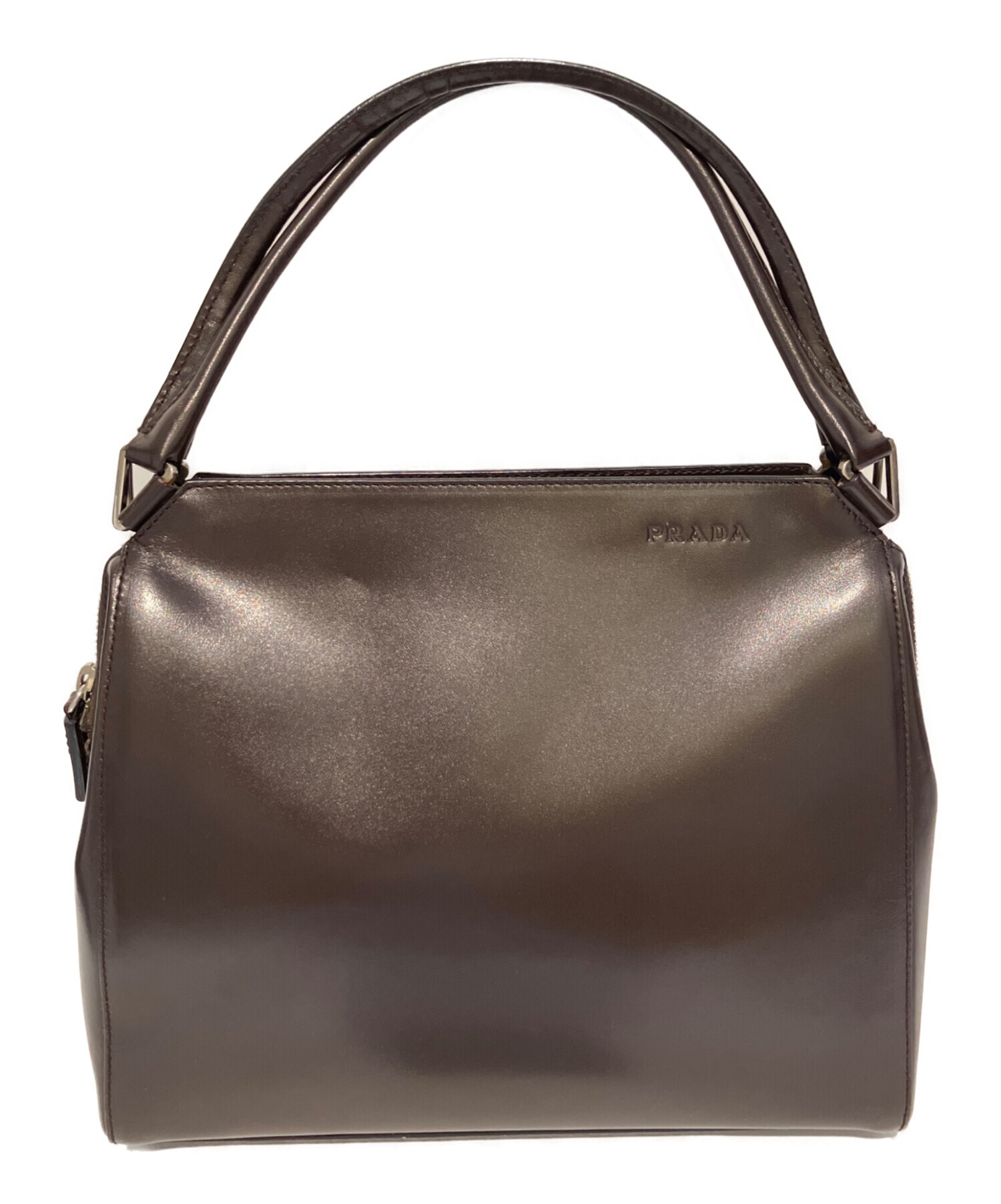 中古・古着通販】PRADA (プラダ) セミショルダーバッグ ブラウン