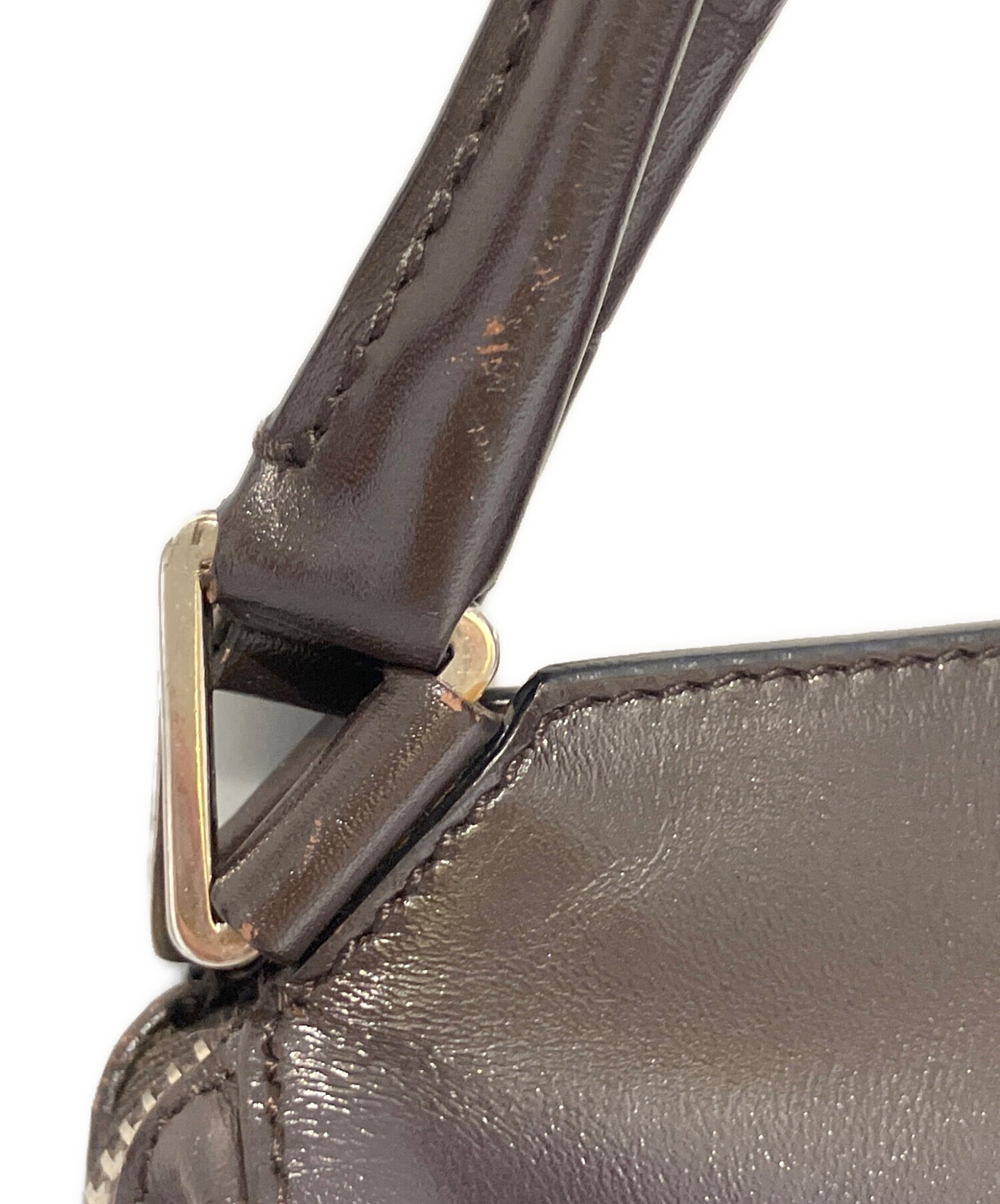 中古・古着通販】PRADA (プラダ) セミショルダーバッグ ブラウン