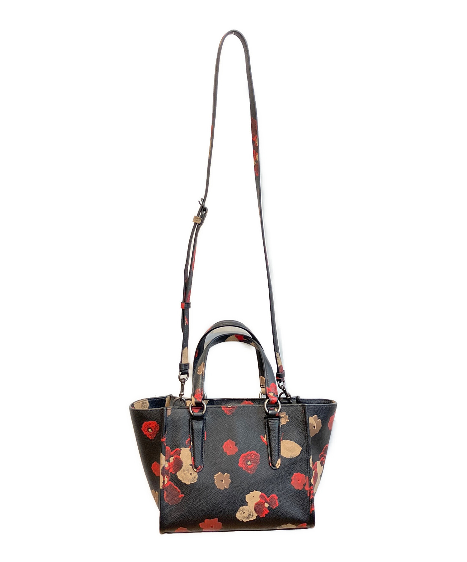 中古・古着通販】COACH (コーチ) フラワープリントレザーバッグ 33856