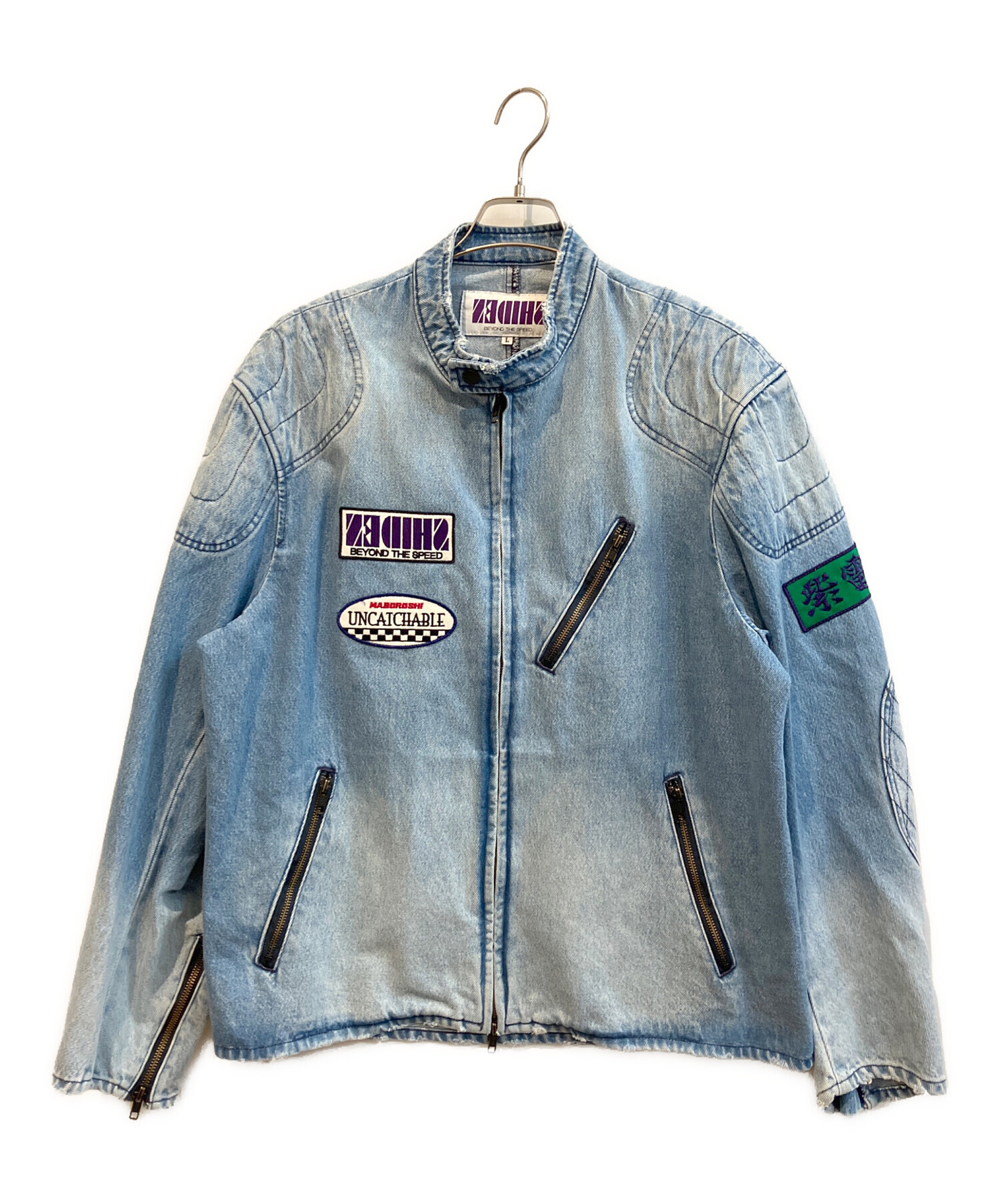 【美品】PICTURE OCCAN JKT Lサイズ 中古・古着通販】shiden (シデン) MOTOR CYCLE DENIM JACKET
