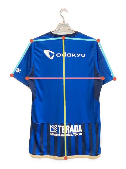 中古・古着通販】adidas (アディダス) ゲームシャツ H63117 ブルー
