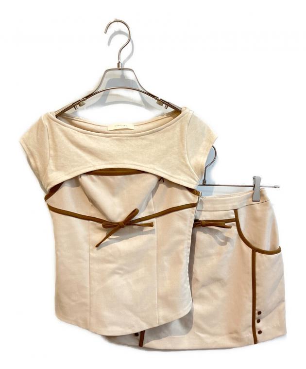 レディース andmary Wendy oneshoulder set up