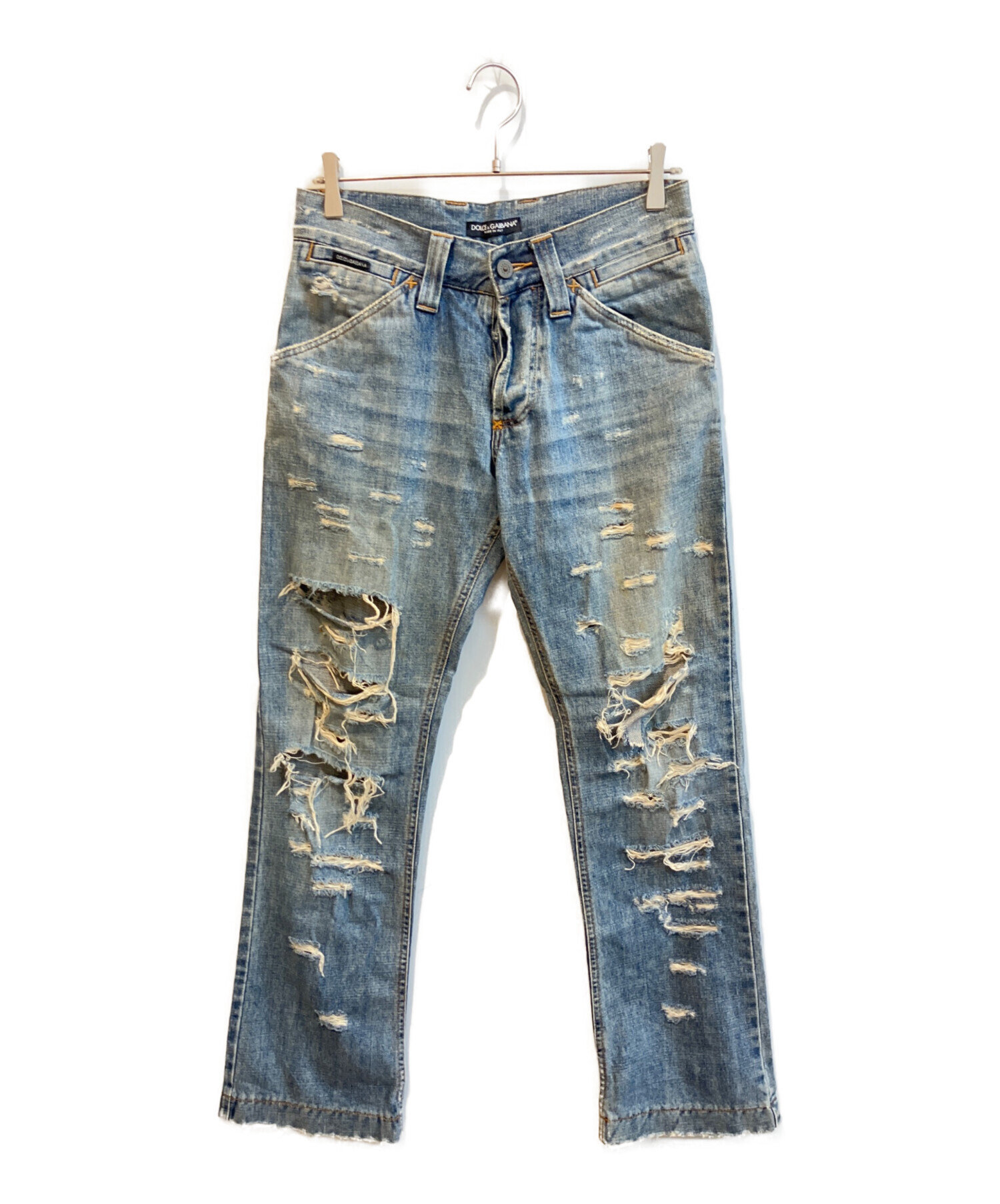 DOLCE＆GABBANA ドルチェ＆ガッバーナ ミッキー デニムパンツ 44 中古・古着通販】DOLCE & GABBANA (ドルチェ＆ガッバーナ) ミッキー