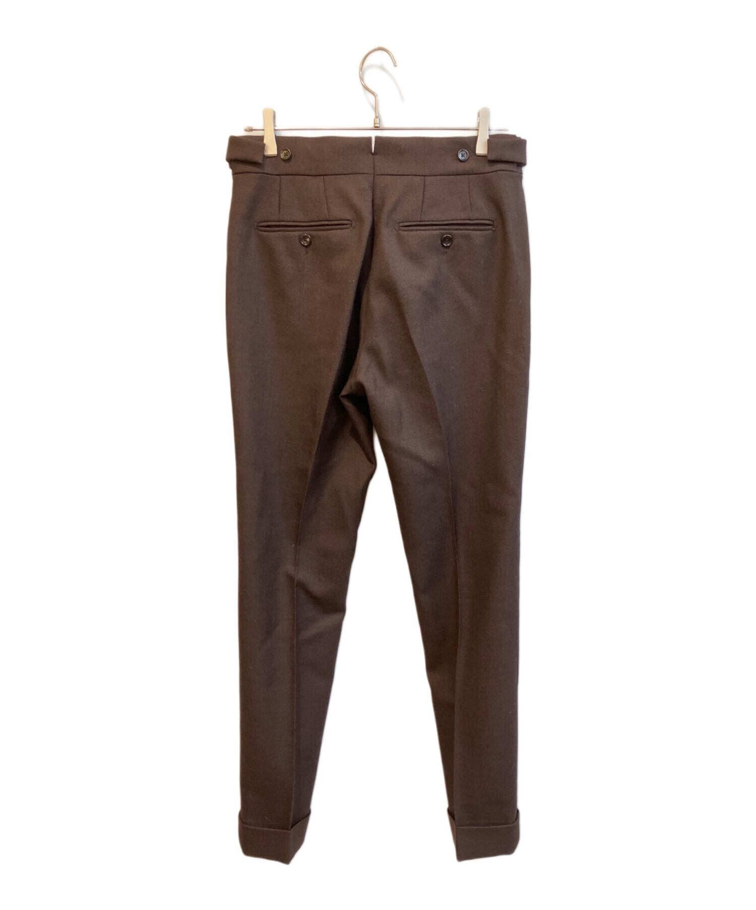 メンズ TOM FORD スラックス 48R ダークブラウン