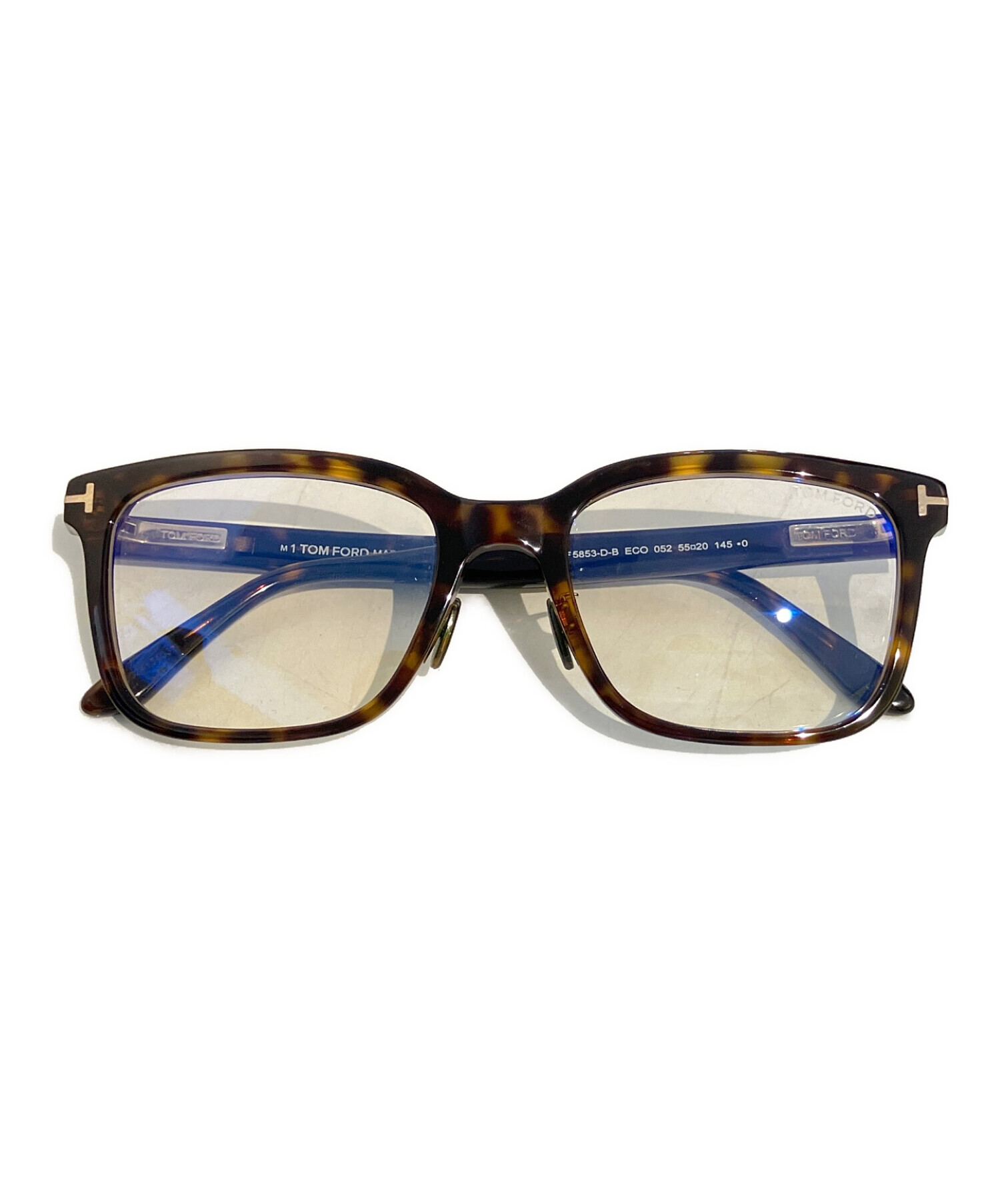 定価約55000円　トムフォード　サングラス　TOMFORD / TF5853 中古・古着通販】TOM FORD (トムフォード) 眼鏡 TF5853-D-B ブラウン