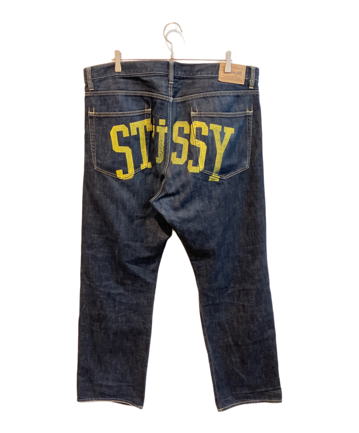 中古・古着通販】stussy (ステューシー) バックプリントデニムパンツ