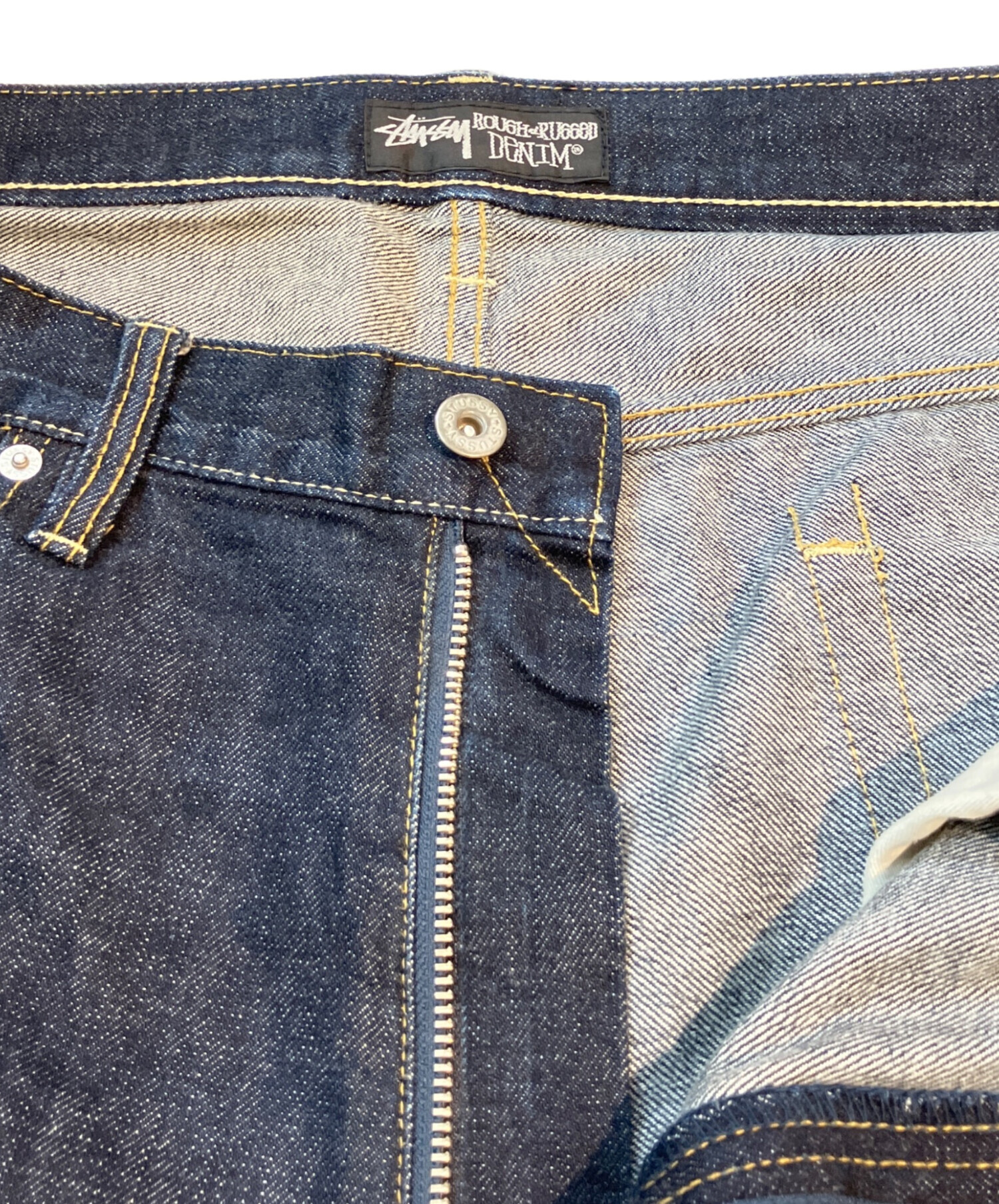 中古・古着通販】stussy (ステューシー) バックプリントデニムパンツ
