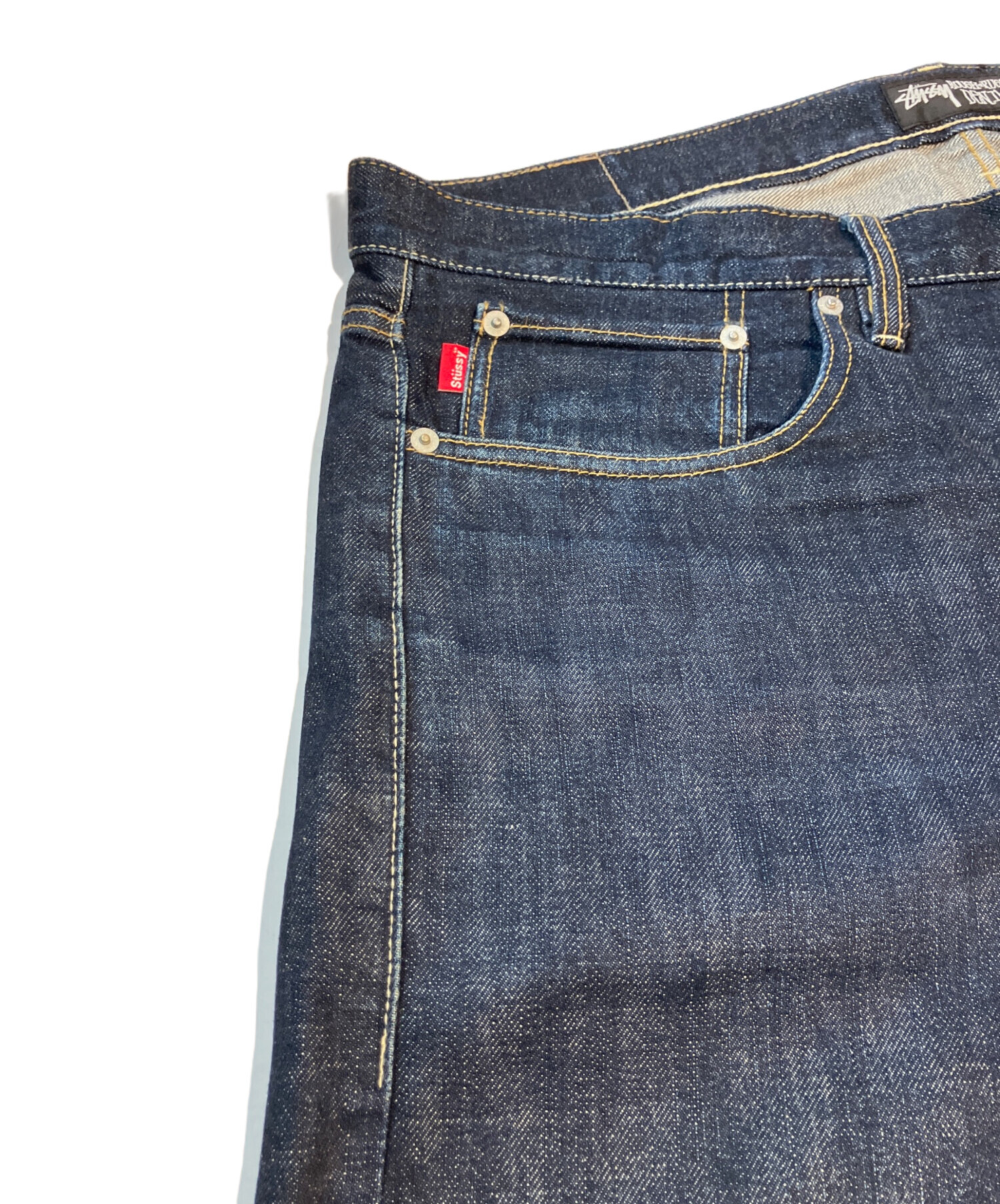 中古・古着通販】stussy (ステューシー) バックプリントデニムパンツ
