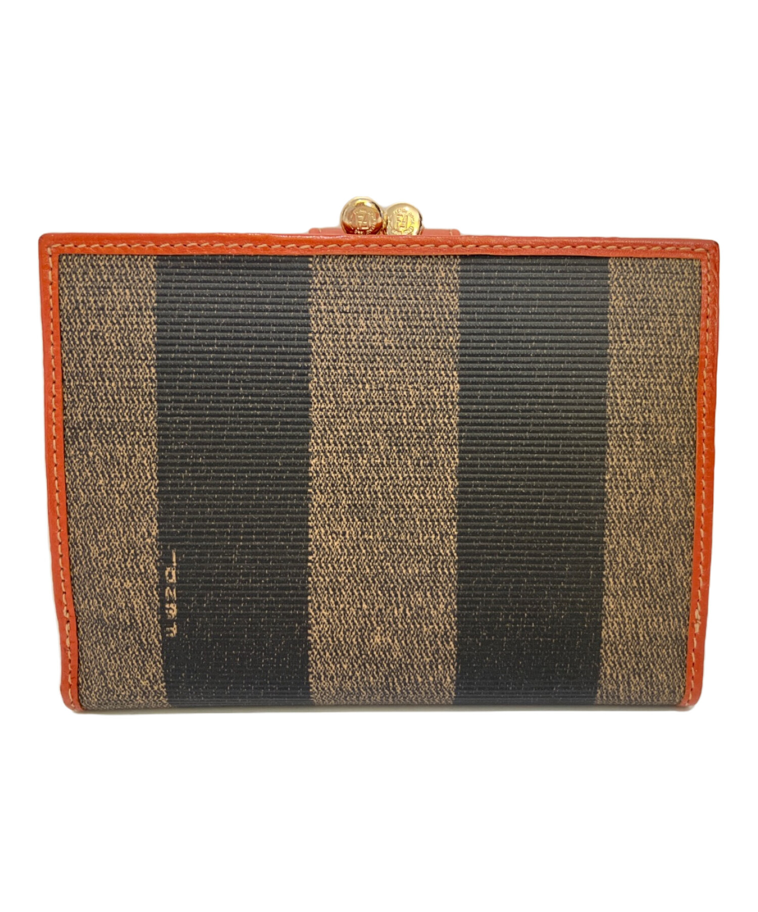 中古・古着通販】FENDI (フェンディ) 2つ折り財布 ブラウン｜ブランド