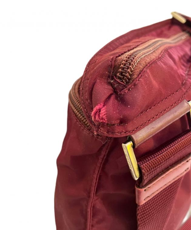 中古・古着通販】PRADA (プラダ) ショルダーバッグ ボルドー｜ブランド