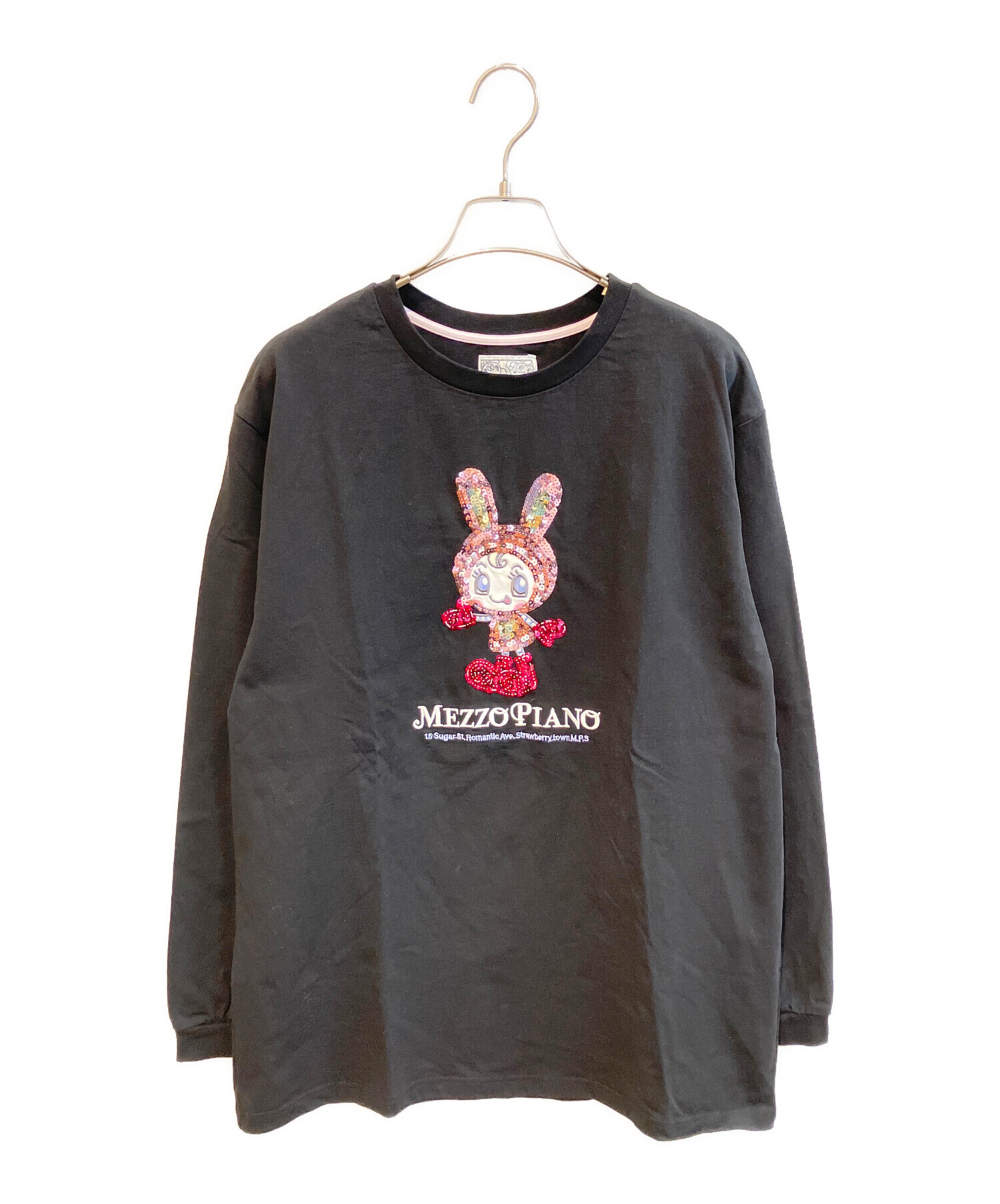 中古・古着通販】MEZZO PIANO (メゾピアノ) ベリエちゃんスパンコールT