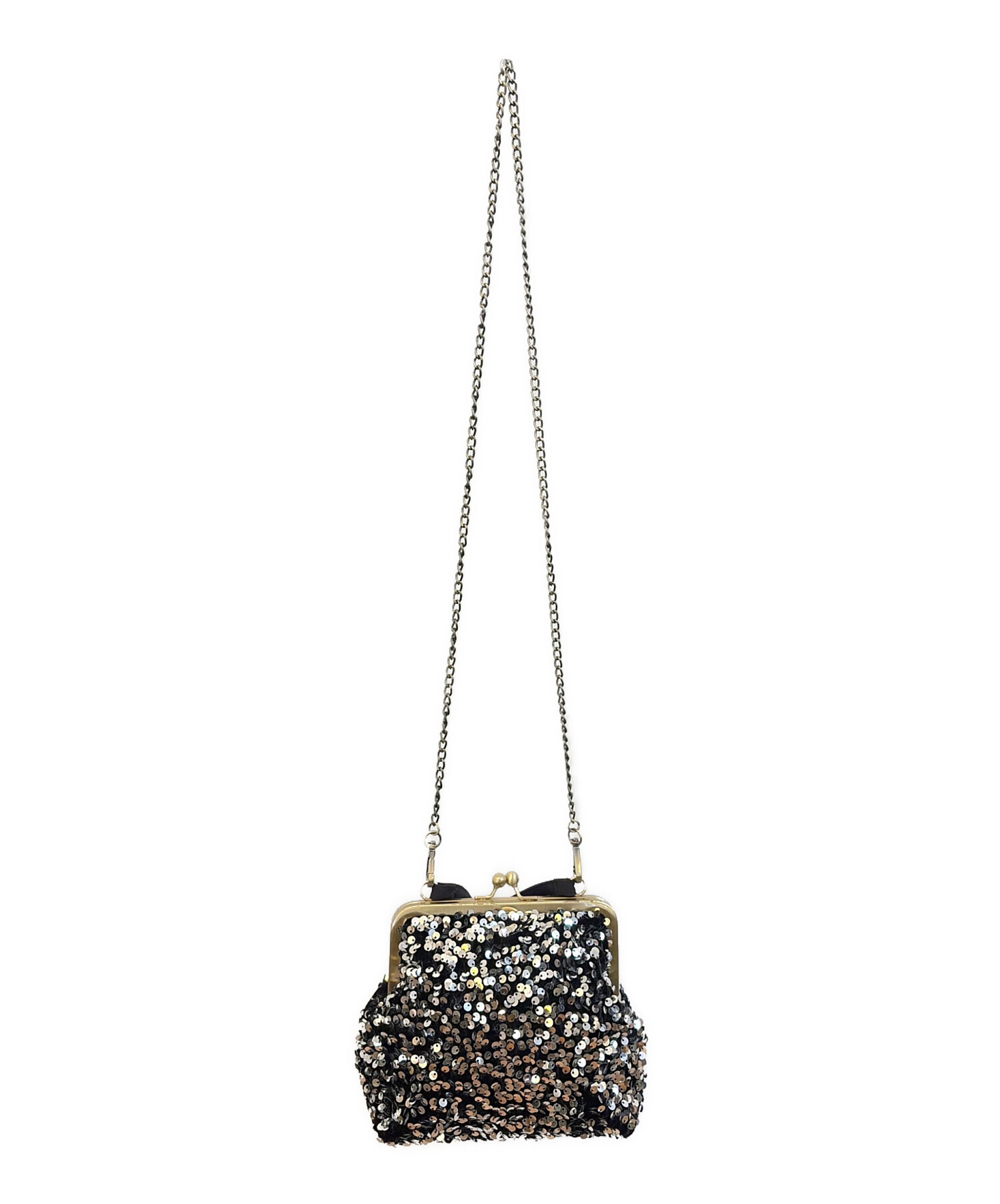 中古・古着通販】Bibiy. (ビビィ) ODETTEGLITTER BAG ブラック