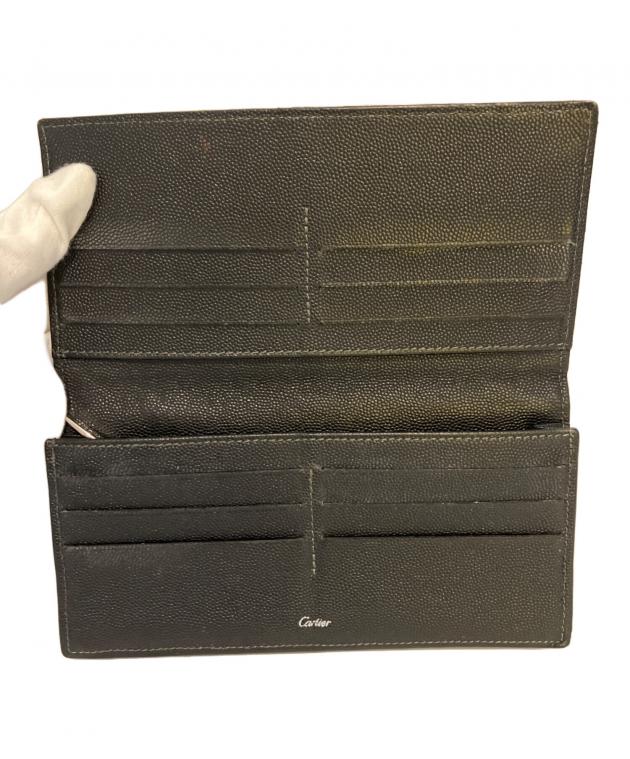 cartier　長財布　中古 中古・古着通販】Cartier (カルティエ) 長財布 ブラック｜ブランド
