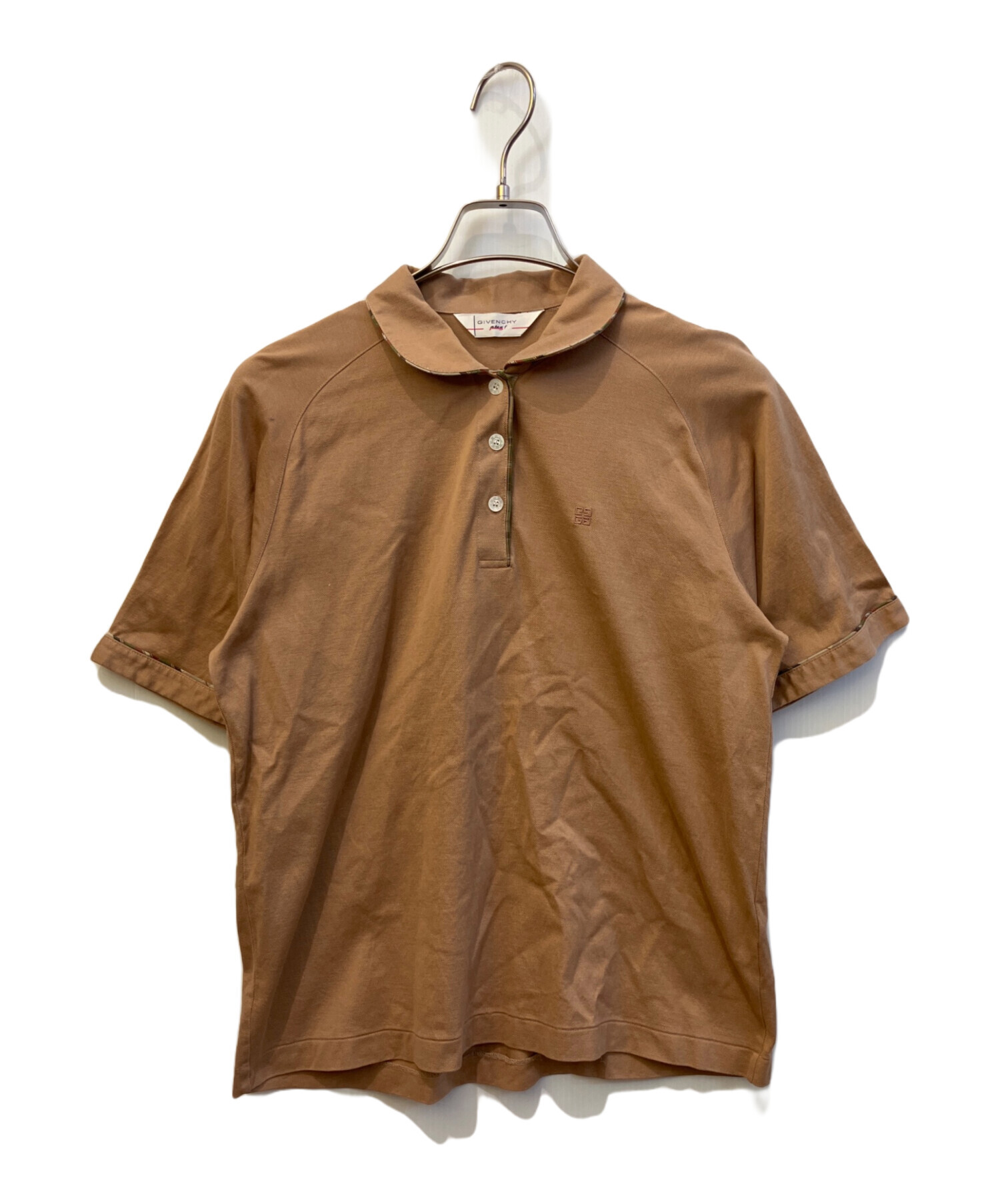 中古・古着通販】GIVENCHY (ジバンシィ) ポロシャツ ベージュ サイズ:L