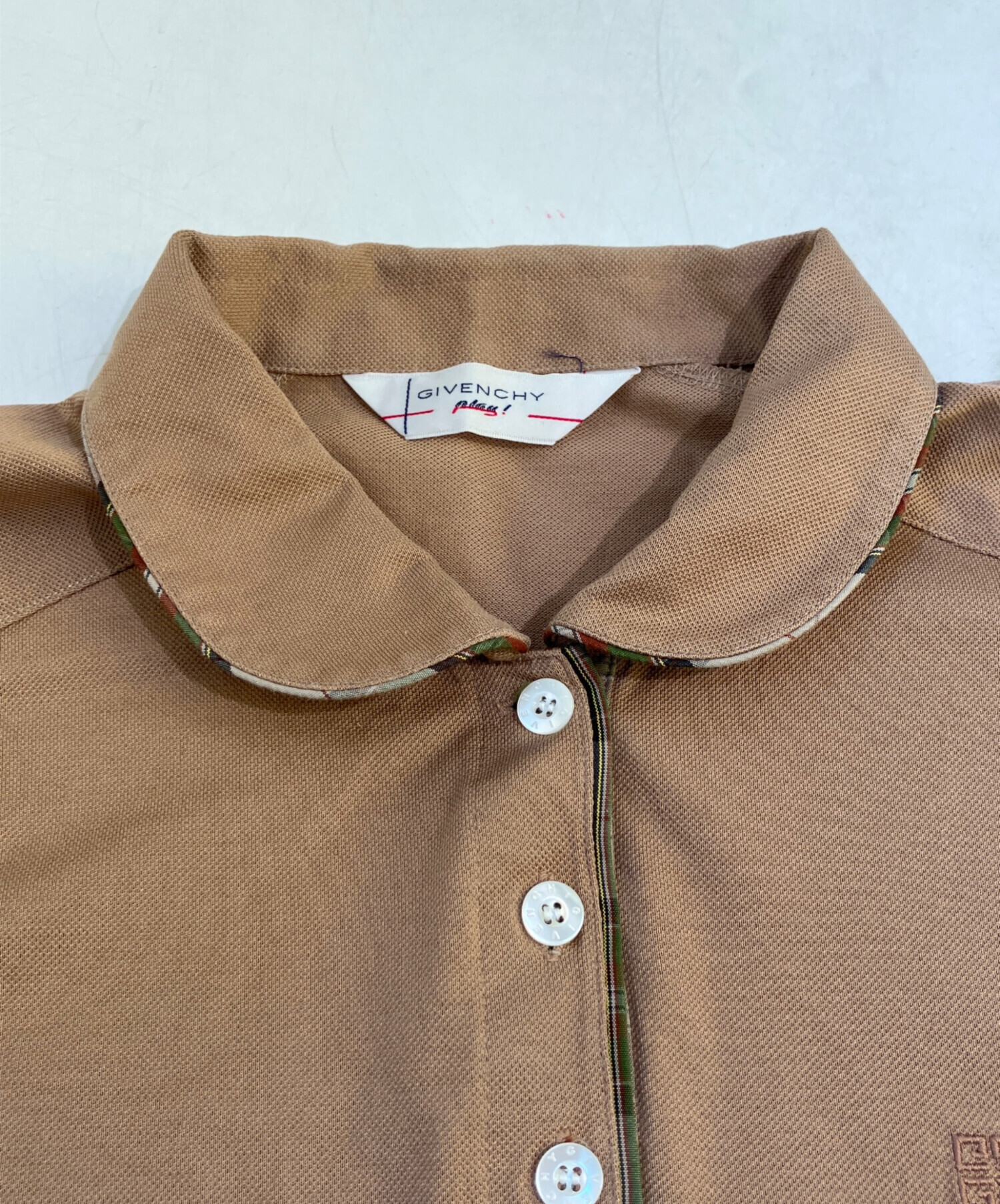 中古・古着通販】GIVENCHY (ジバンシィ) ポロシャツ ベージュ サイズ:L