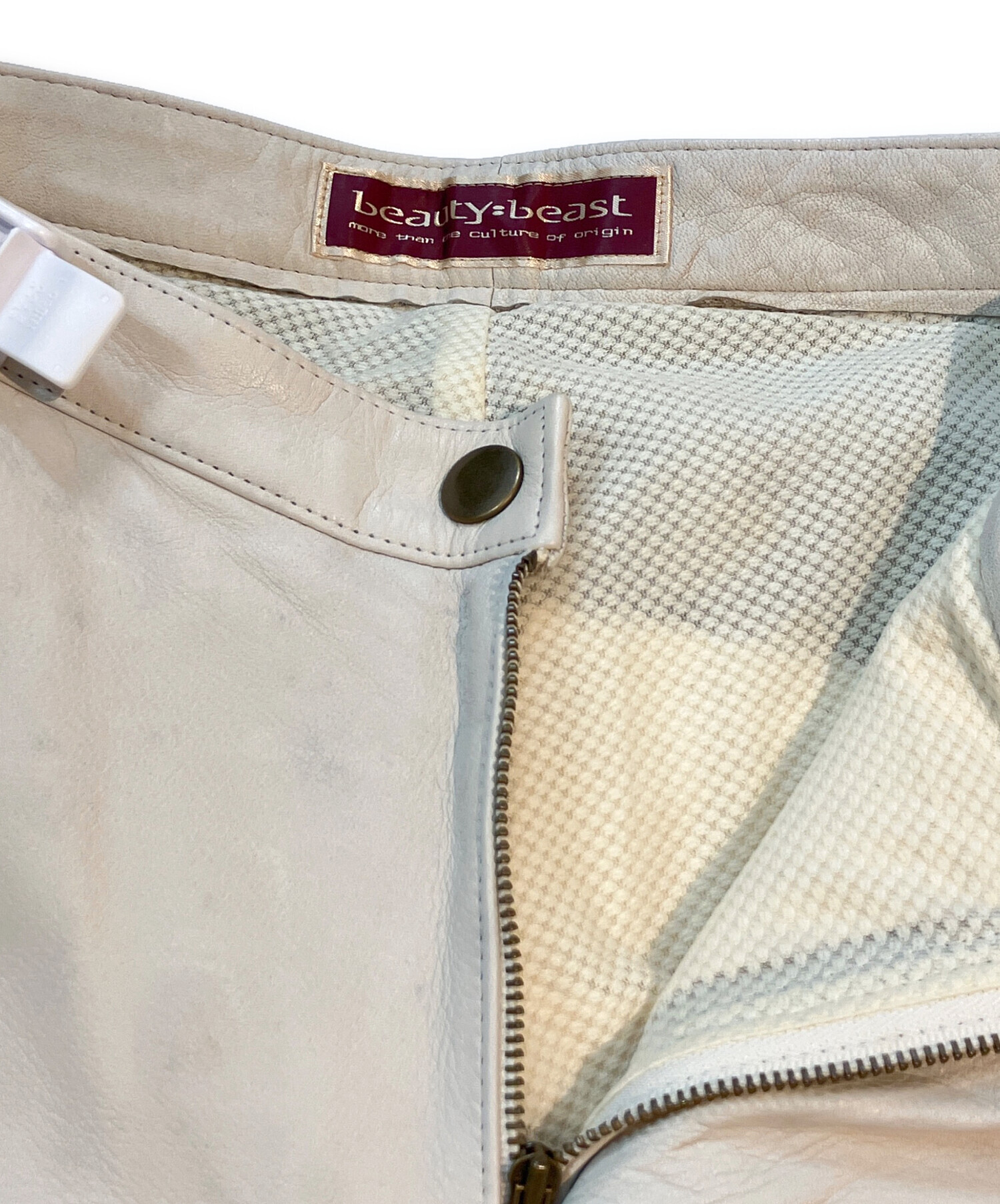 中古・古着通販】beauty:beast (ビューティービースト) レザー切替