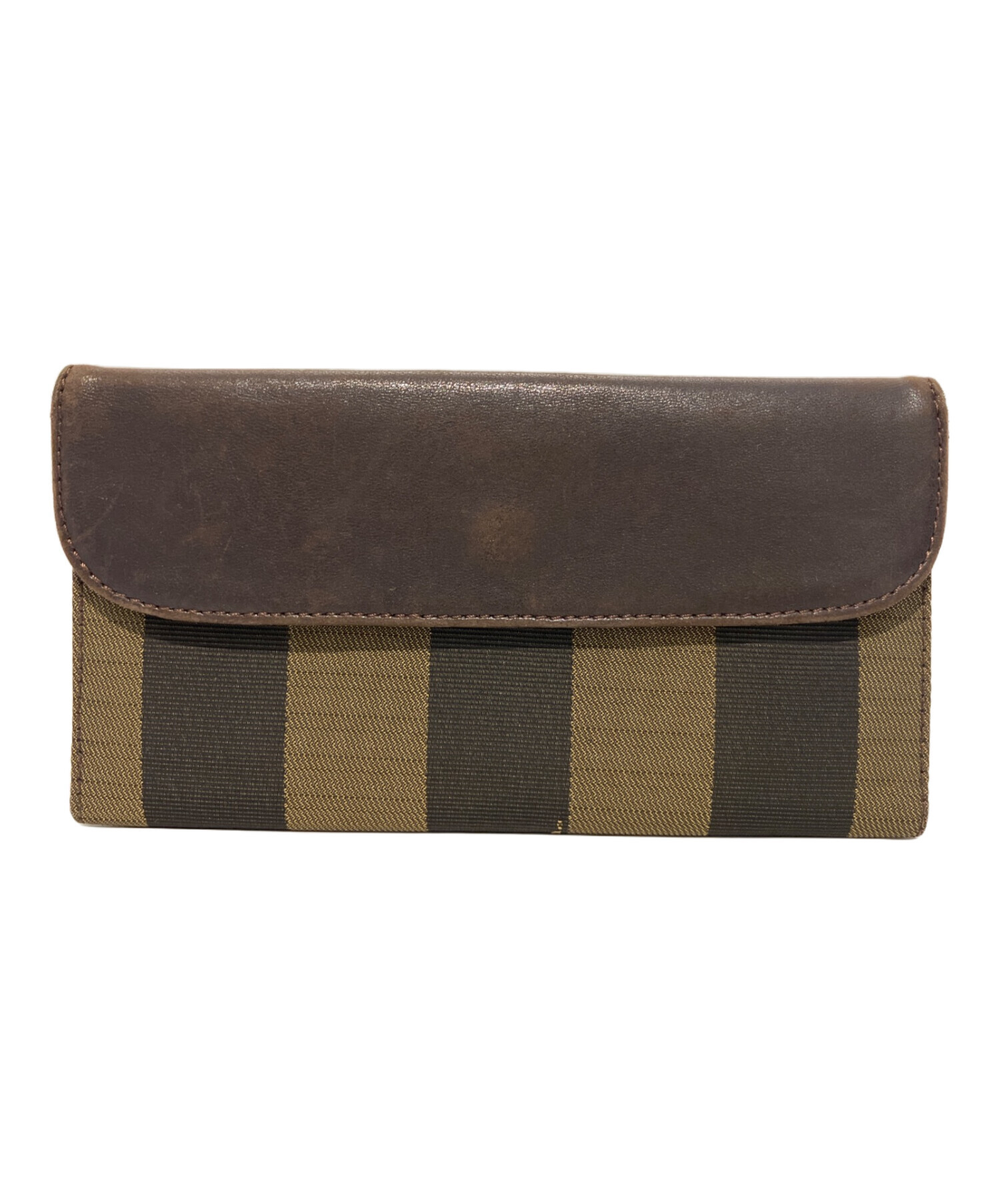 中古・古着通販】FENDI (フェンディ) 長財布 ブラウン｜ブランド・古着