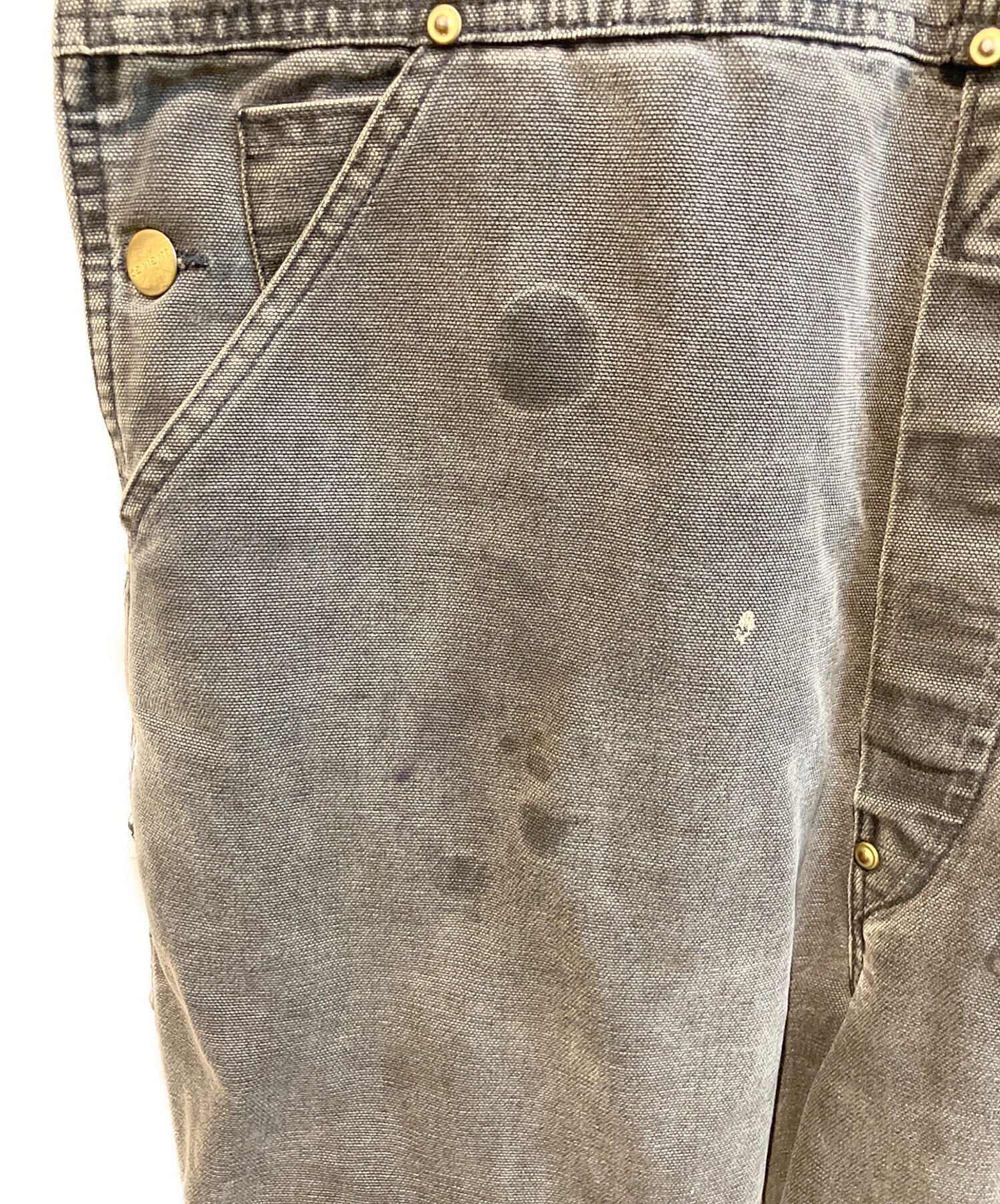 中古・古着通販】CarHartt (カーハート) ダブルニーオーバーオール