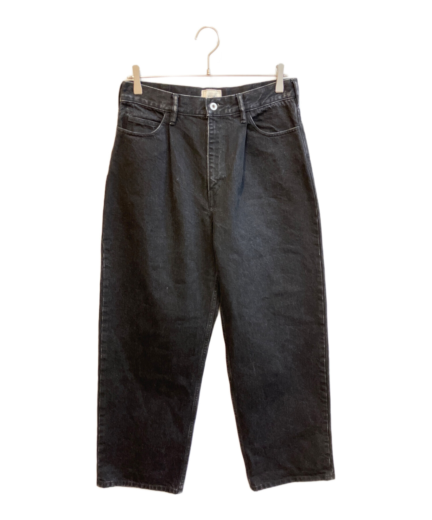 中古・古着通販】evcon (エビコン) デニムパンツ/1TUCK BAGGY DENIM 