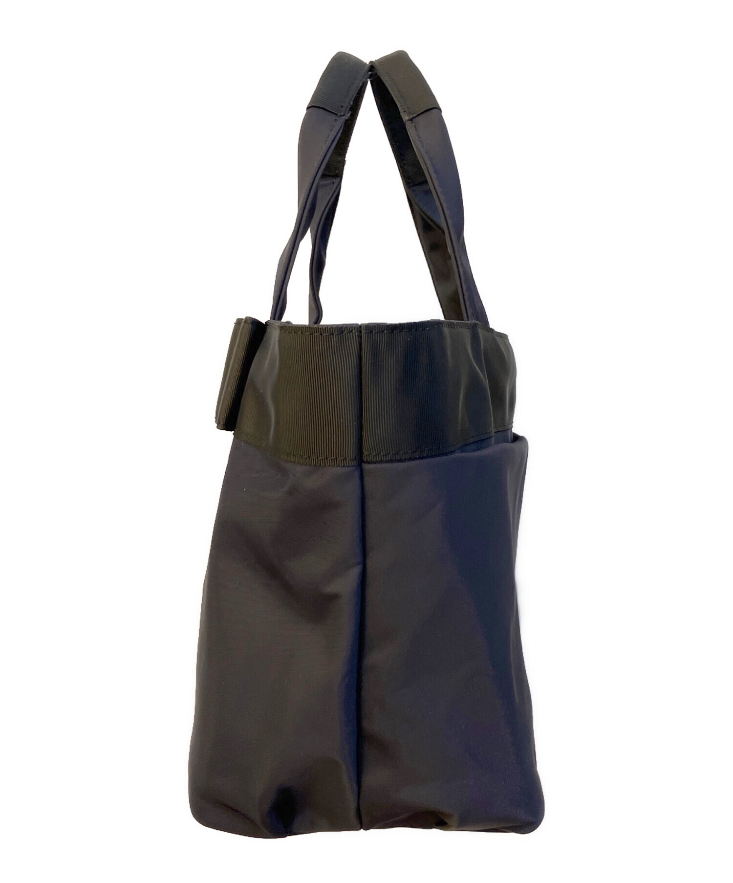 【未使用】TOCCA トッカ　ネイビー　リボン　トート 中古・古着通販】TOCCA (トッカ) 2WAYリボントートバッグ ネイビー