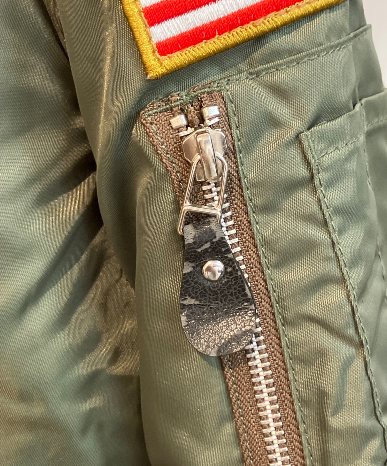 中古・古着通販】SIMPSON (シンプソン) MA-1ジャケット カーキ サイズ