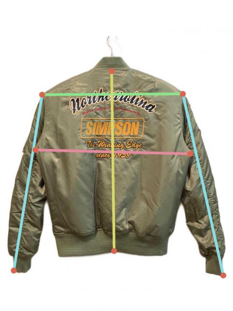 中古・古着通販】SIMPSON (シンプソン) MA-1ジャケット カーキ サイズ