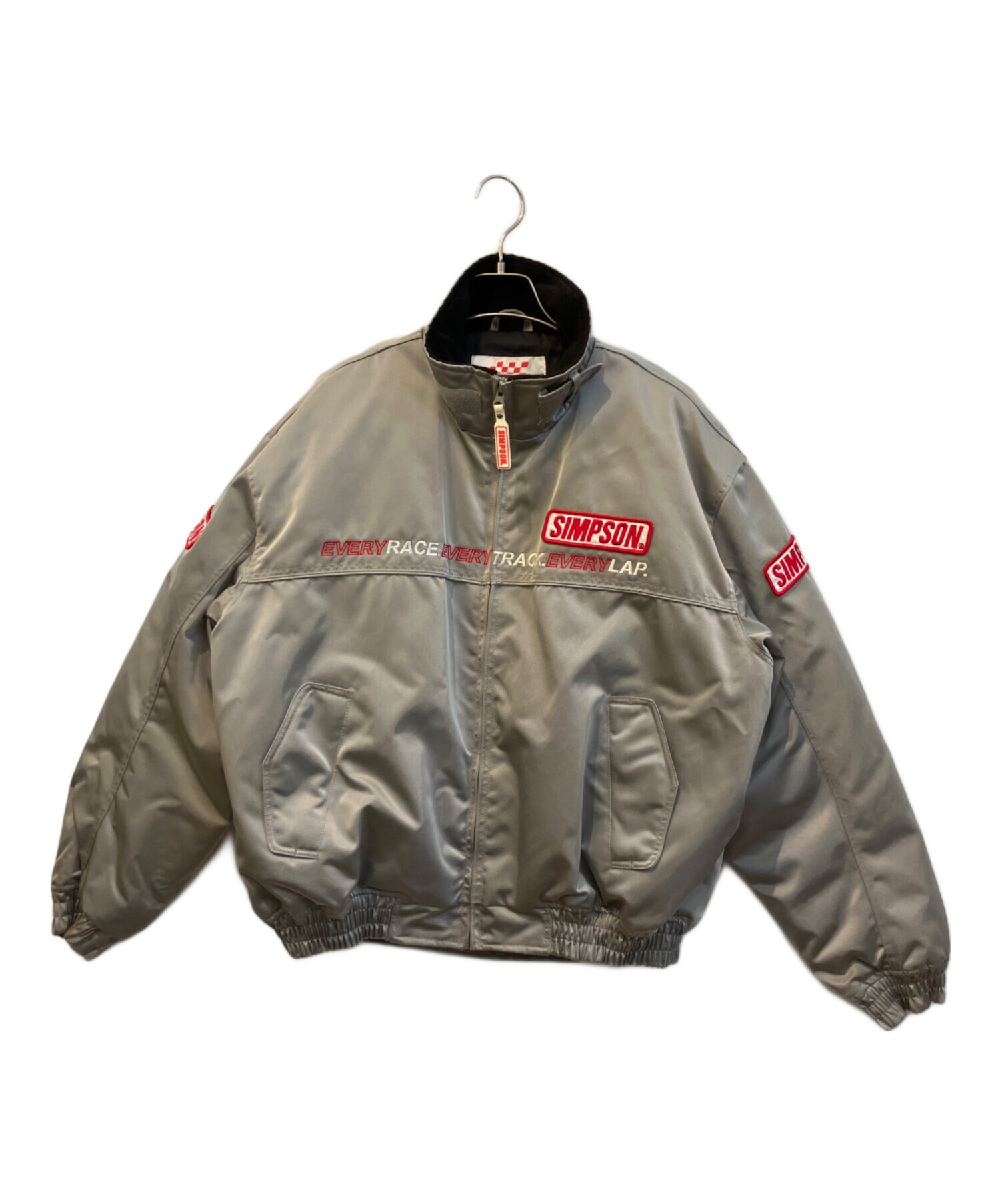 中古・古着通販】SIMPSON (シンプソン) レーシングジャケット シルバー