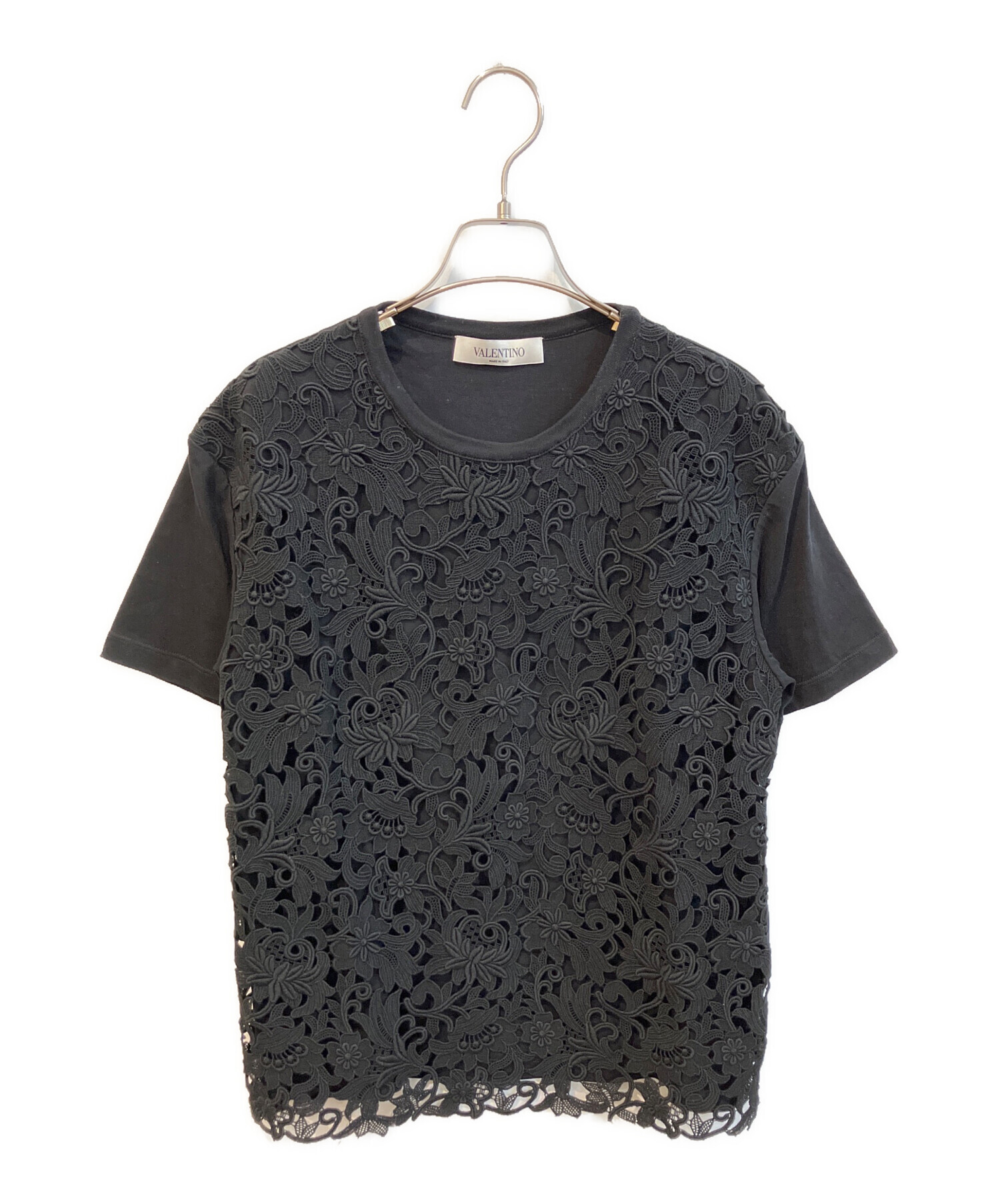 中古・古着通販】VALENTINO (ヴァレンティノ) レースカットソー