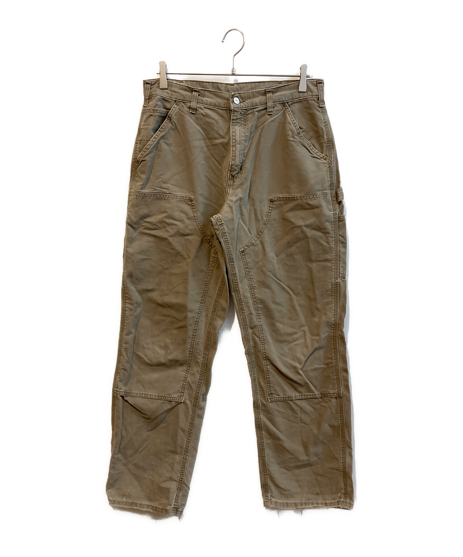 中古・古着通販】CarHartt (カーハート) ダブルニーパンツ ベージュ