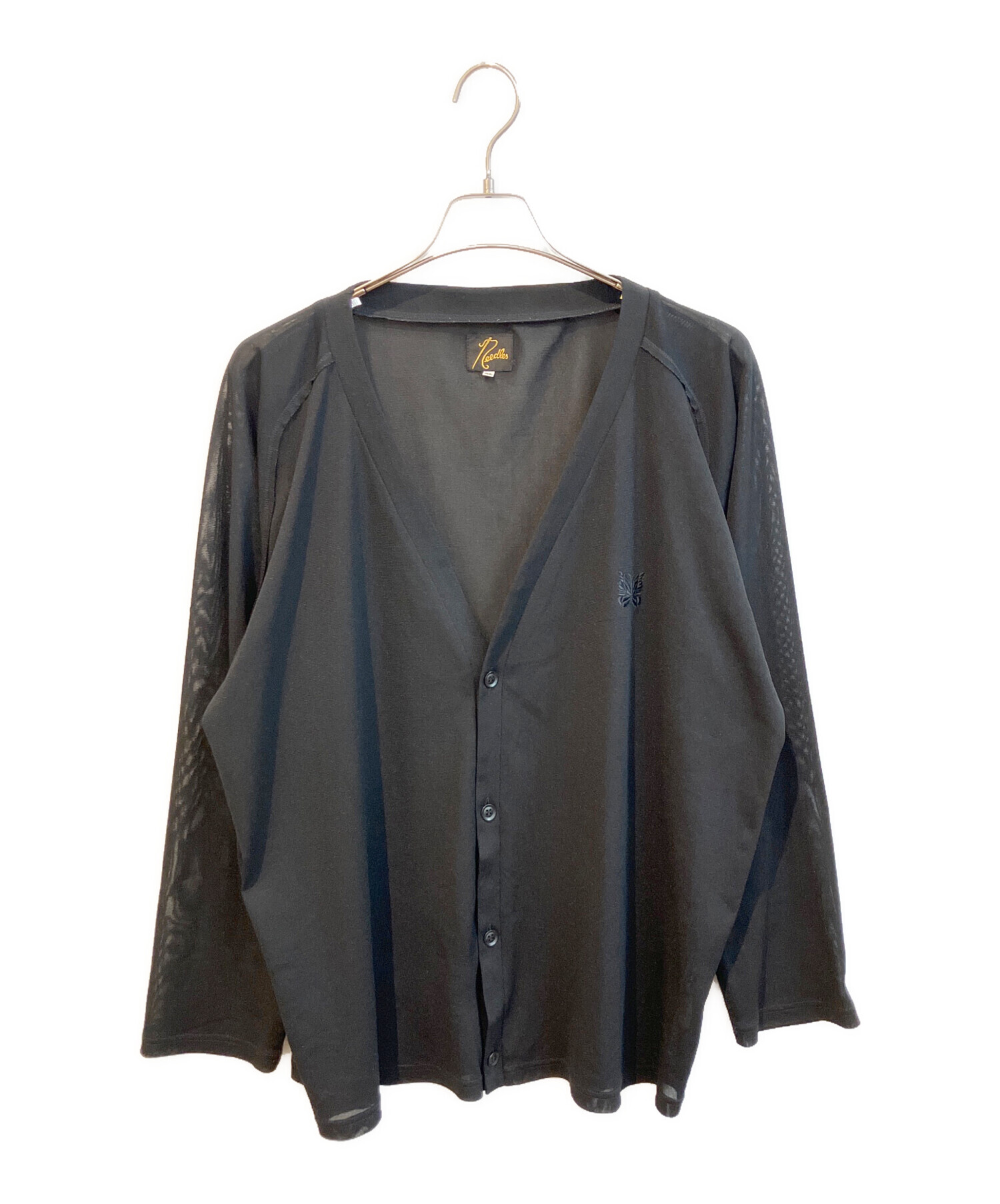 中古・古着通販】Needles (ニードルズ) V Neck Cardigan - Poly Mesh