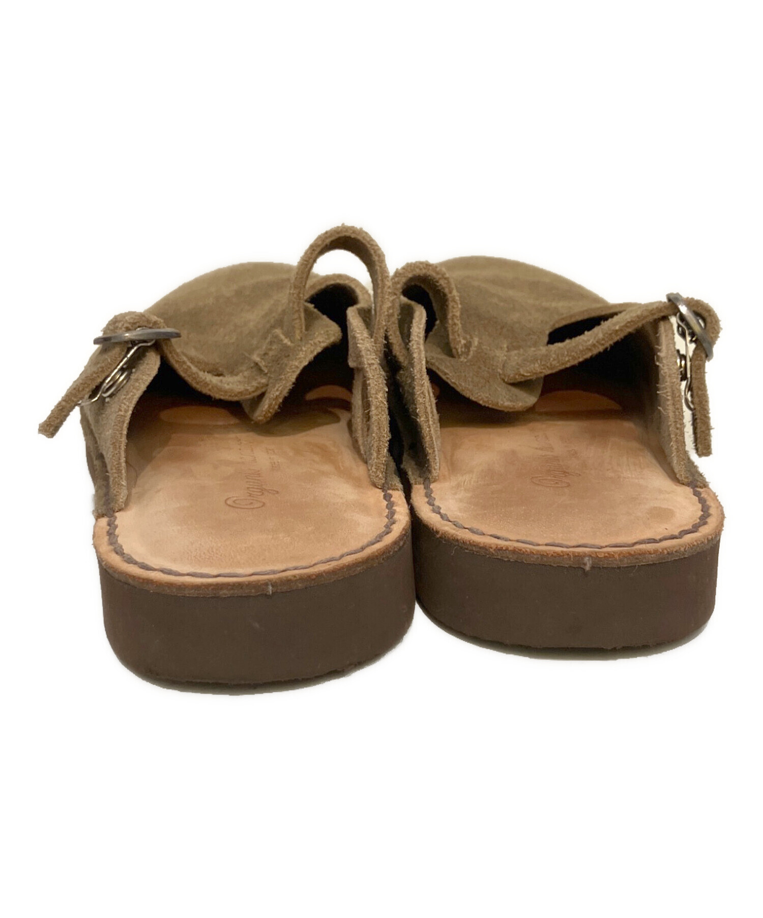 Organic handloom サンダル ベージュ M 中古・古着通販】organic handloom (オーガニックハンドルーム