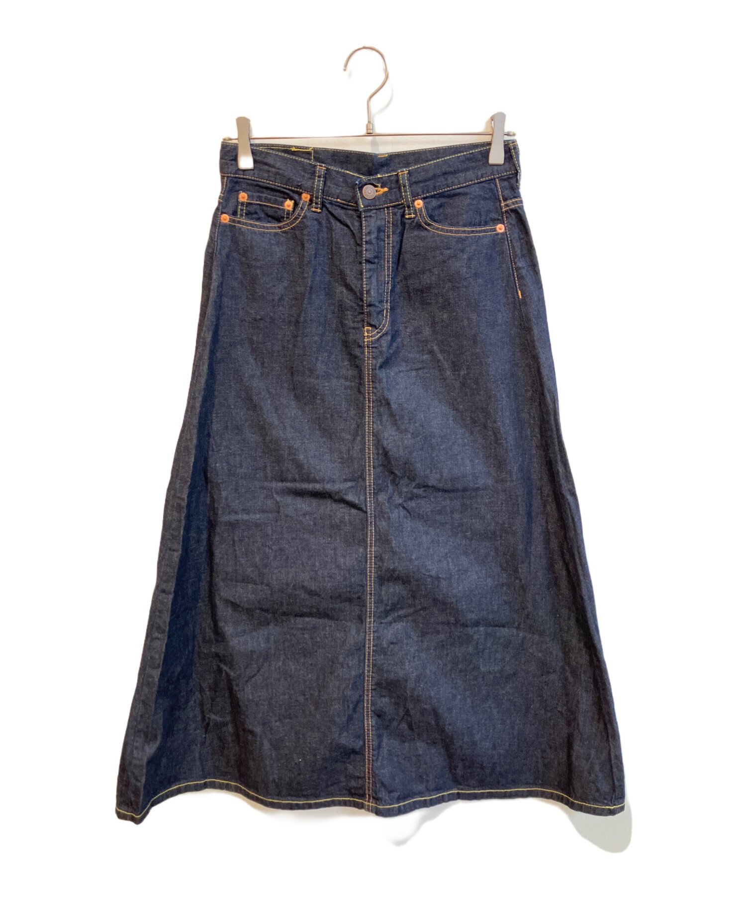 【美品】BEAMS BOY デニムスカート インディゴサイズ1 中古・古着通販】BEAMS BOY (ビームスボーイ) 5ポケットマキシデニム