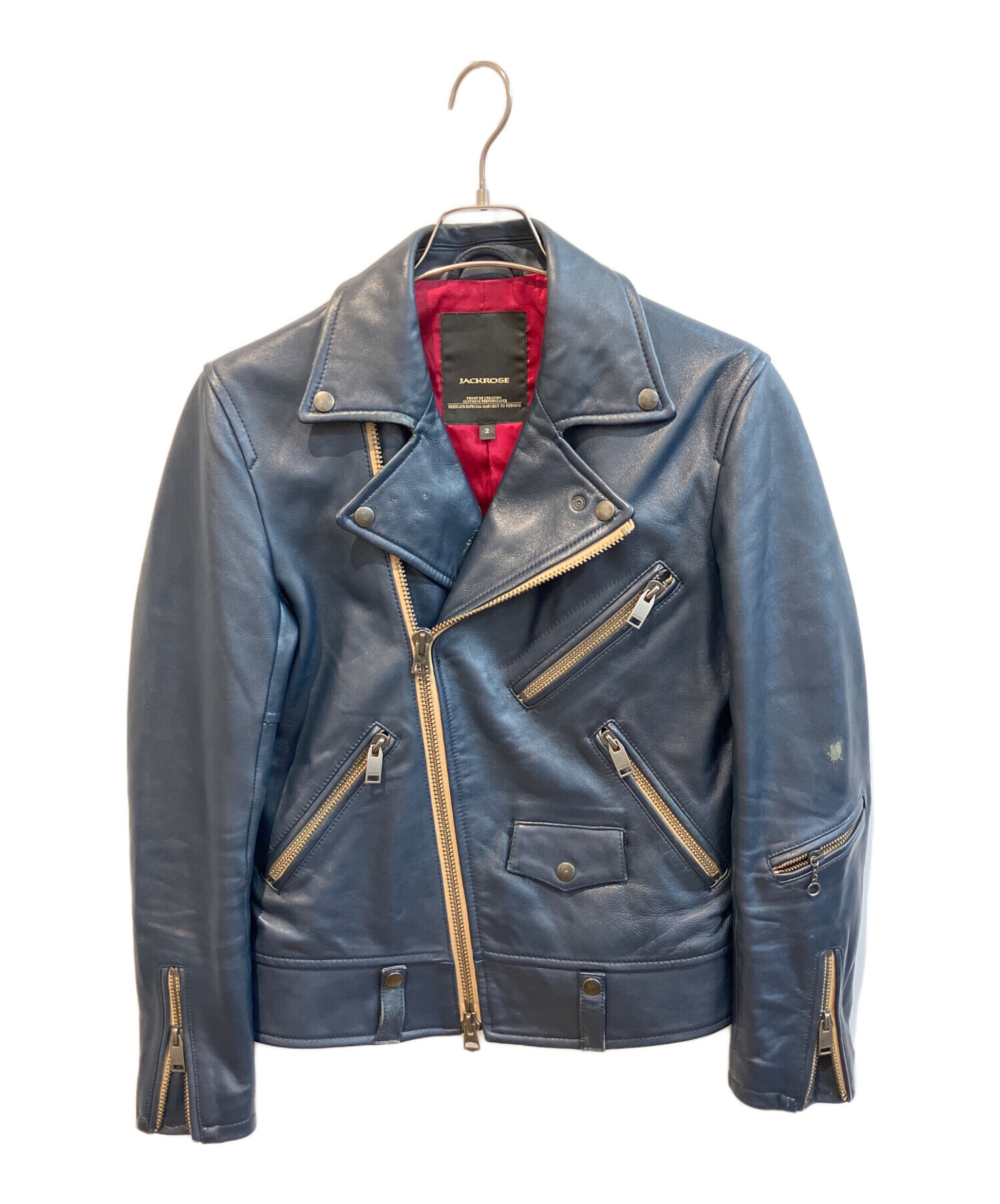 中古・古着通販】JACKROSE (ジャックローズ) ダブルライダース